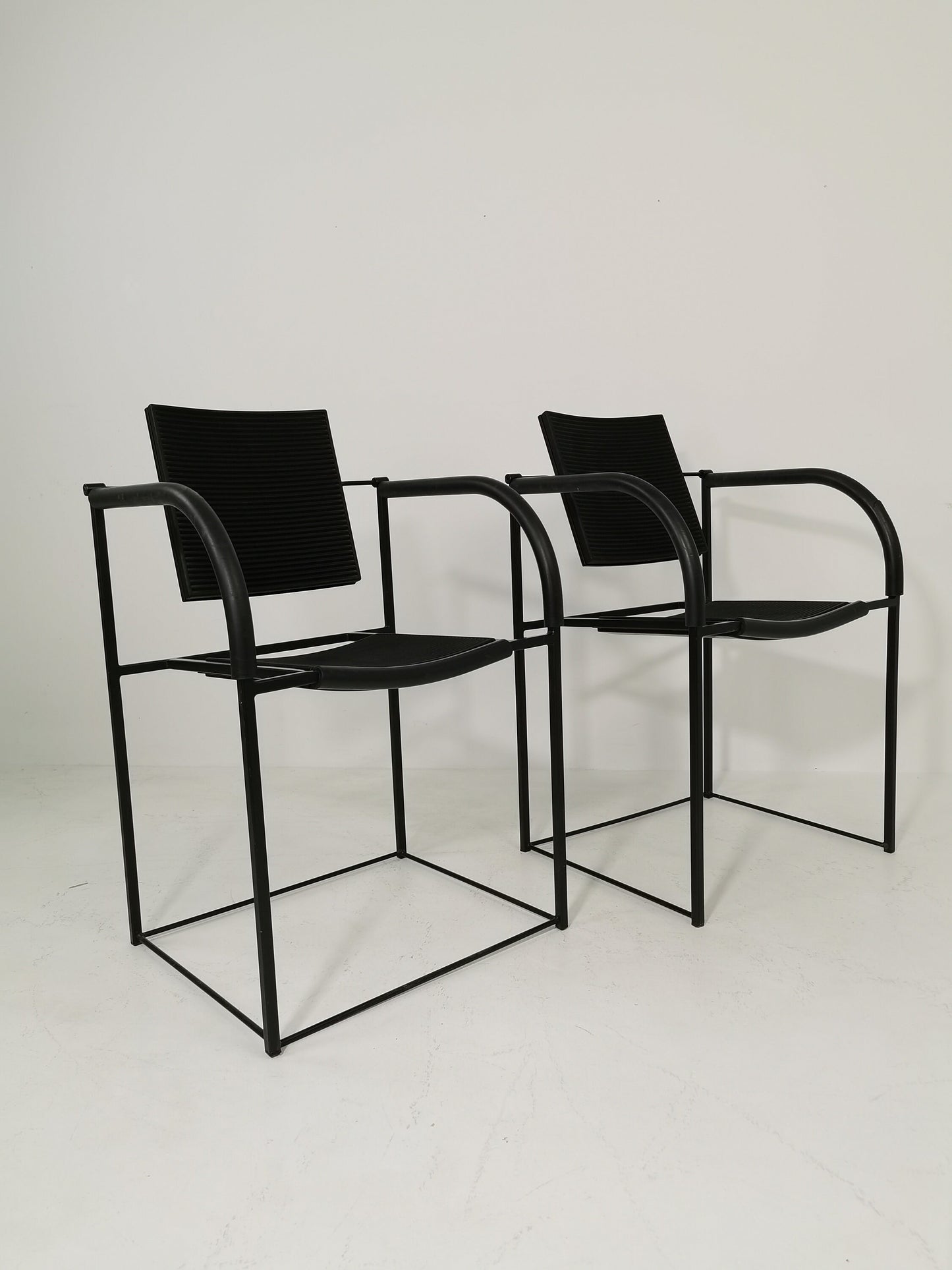 1 of 2 Maurizio Peregalli "Comoda" Chair for Zeus Noto Minimal Postmodern 1980s