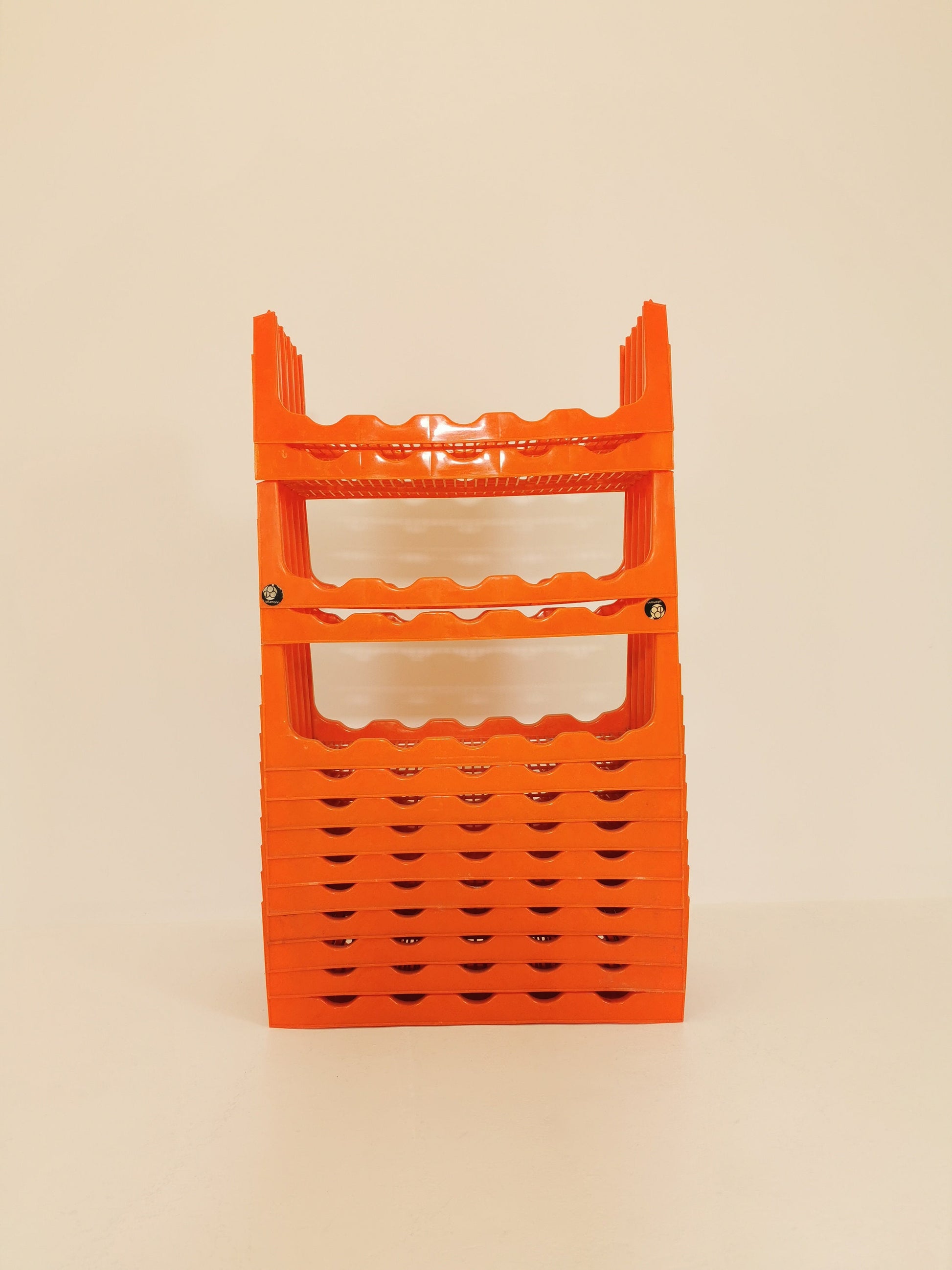 1/14 vintage spaceage wine shelf system by witzmann germany 1970s