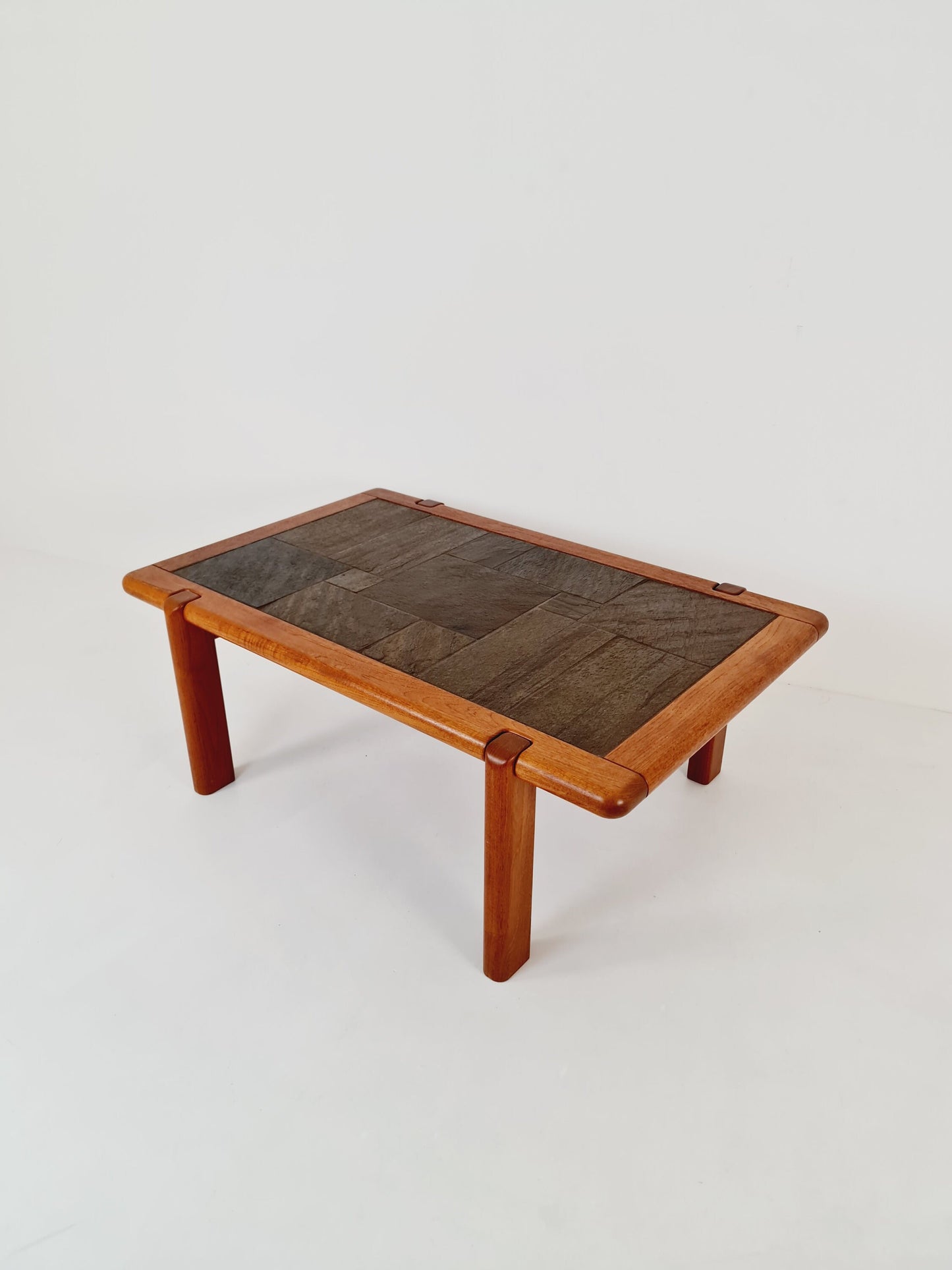 Danish solid teak coffee table by Dyrlund, 1970s