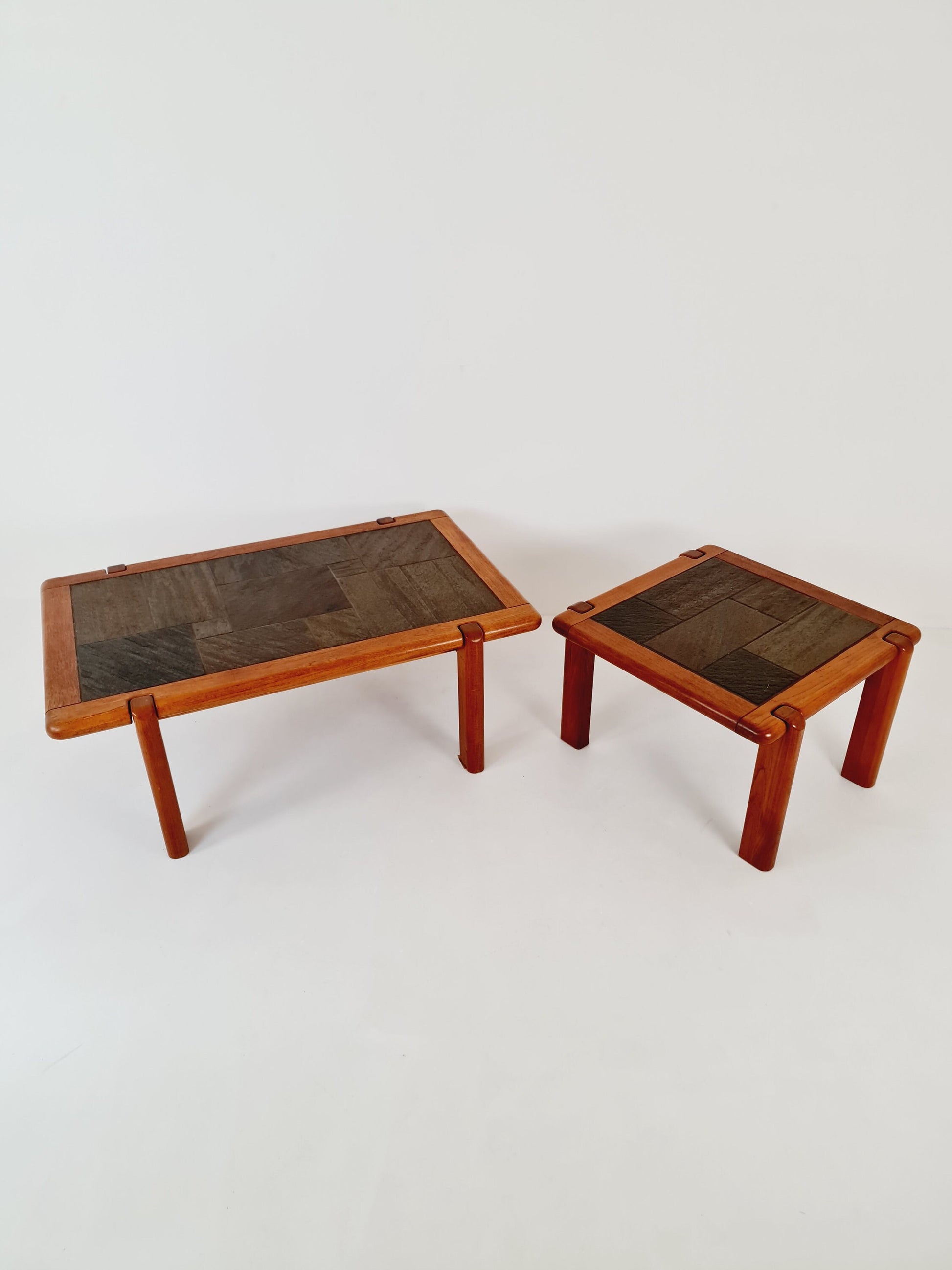 Danish solid teak coffee table by Dyrlund, 1970s