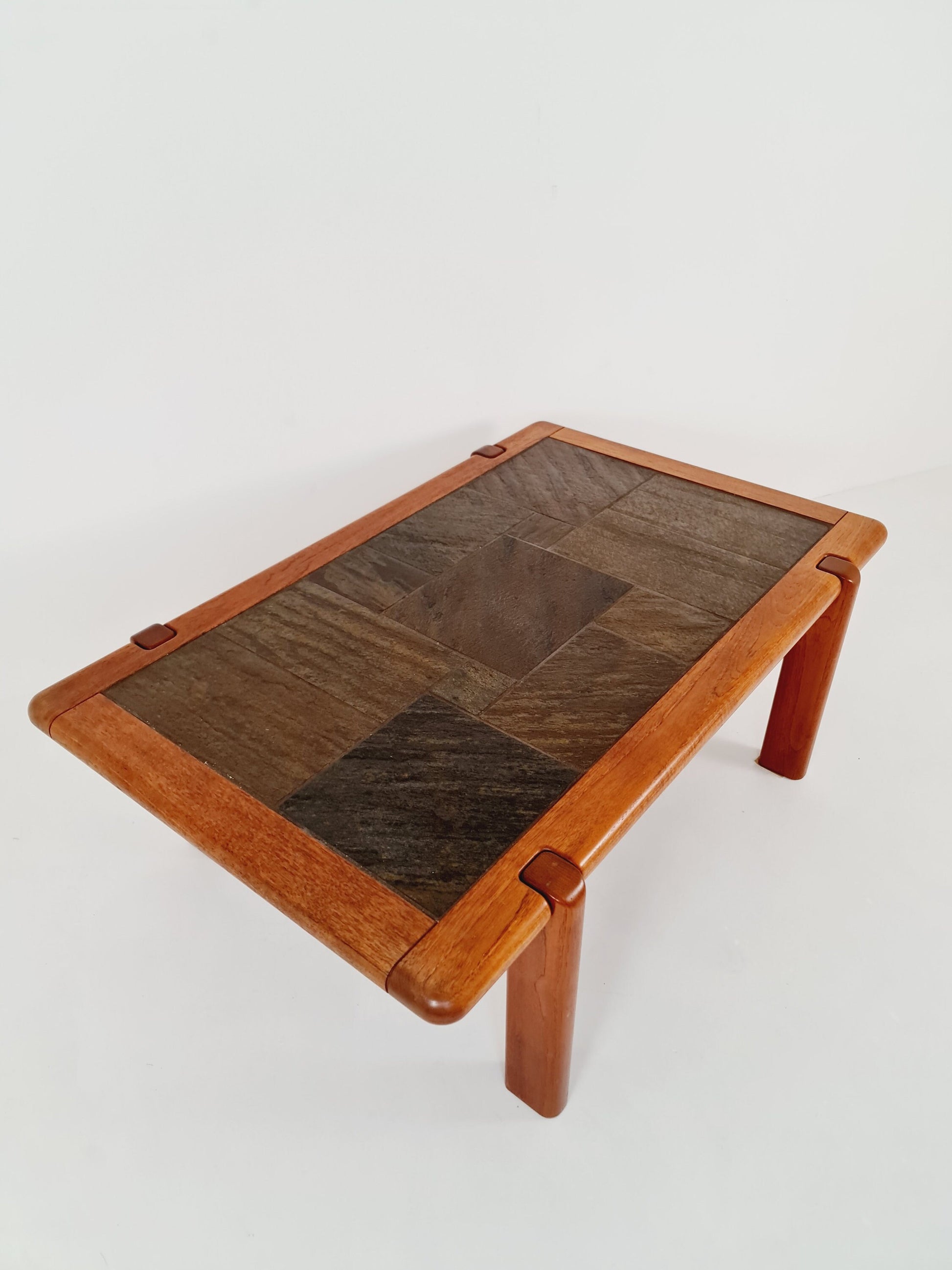Danish solid teak coffee table by Dyrlund, 1970s