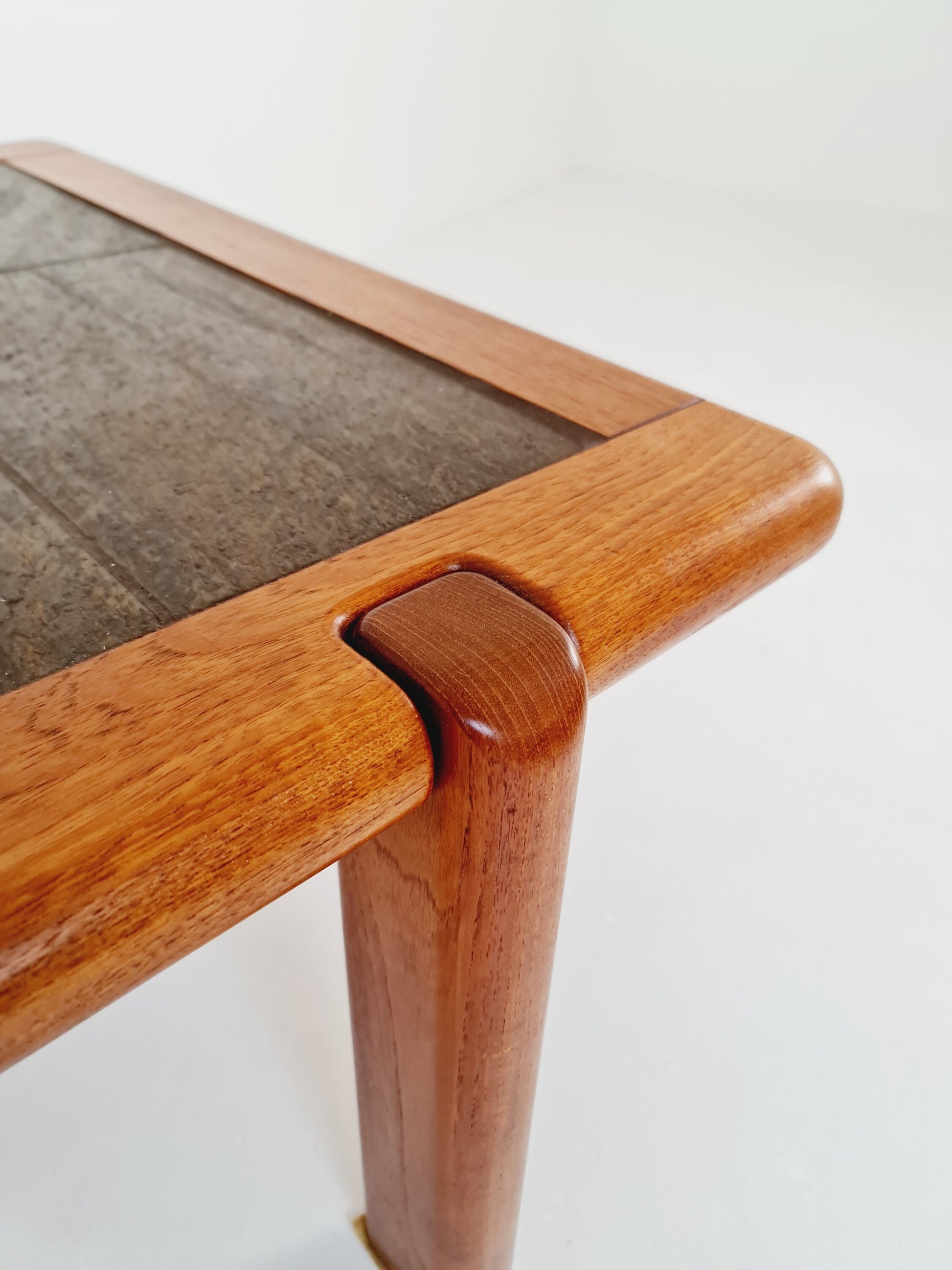 Danish solid teak coffee table by Dyrlund, 1970s