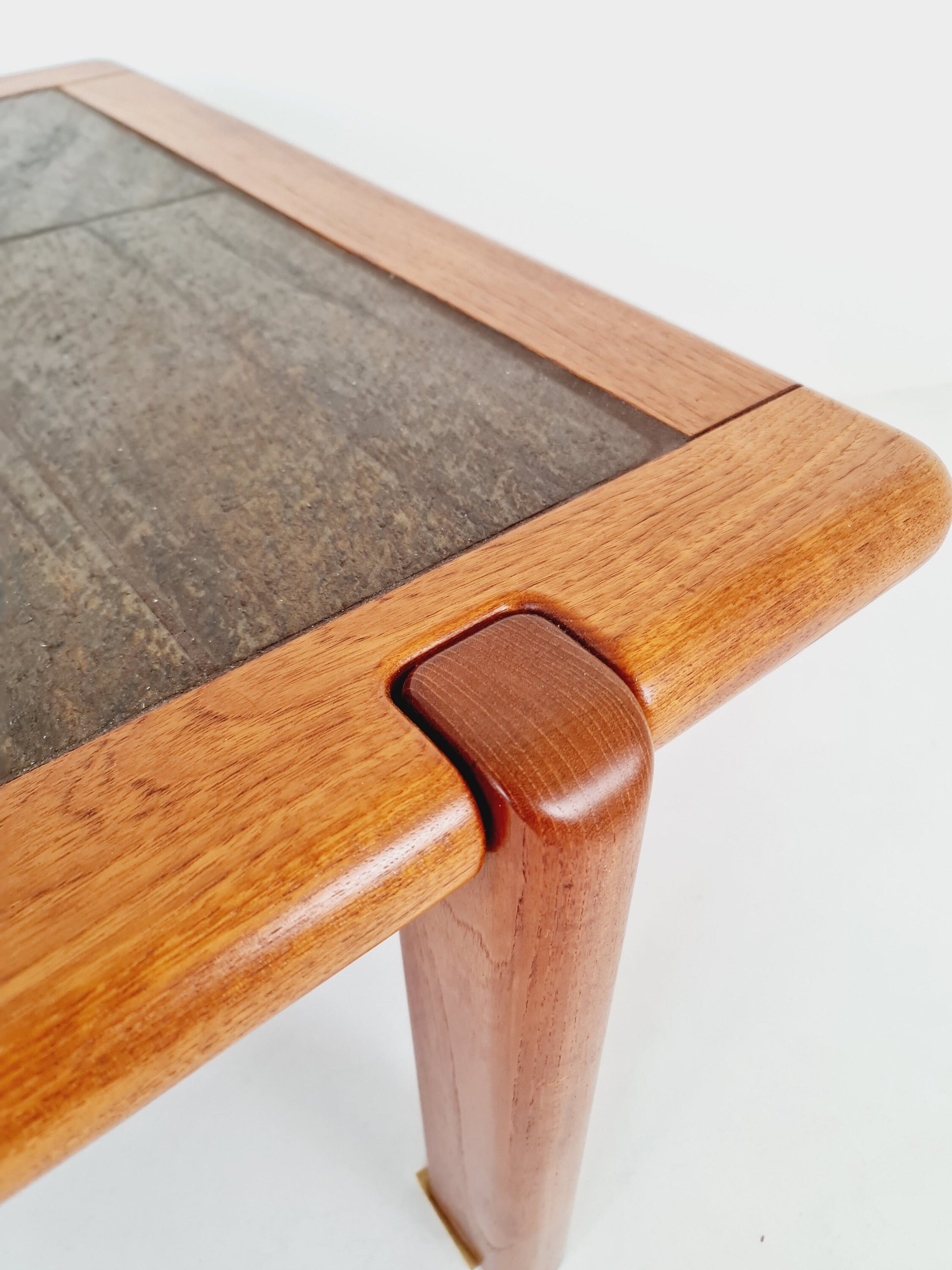 Danish solid teak coffee table by Dyrlund, 1970s