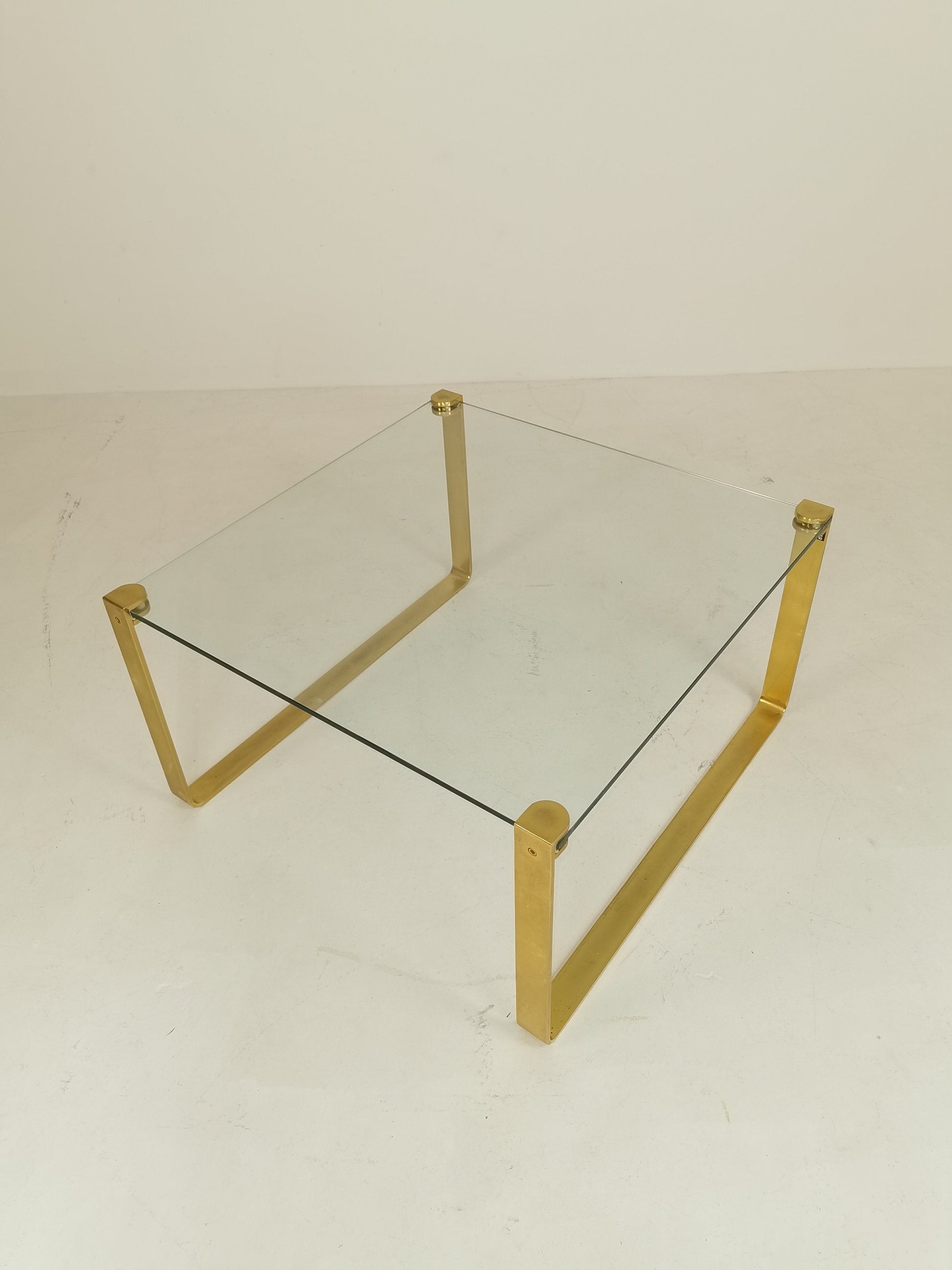 Brass Coffee Table by Friedrich Wilhelm Möller for Ronald Schmitt, 1970s