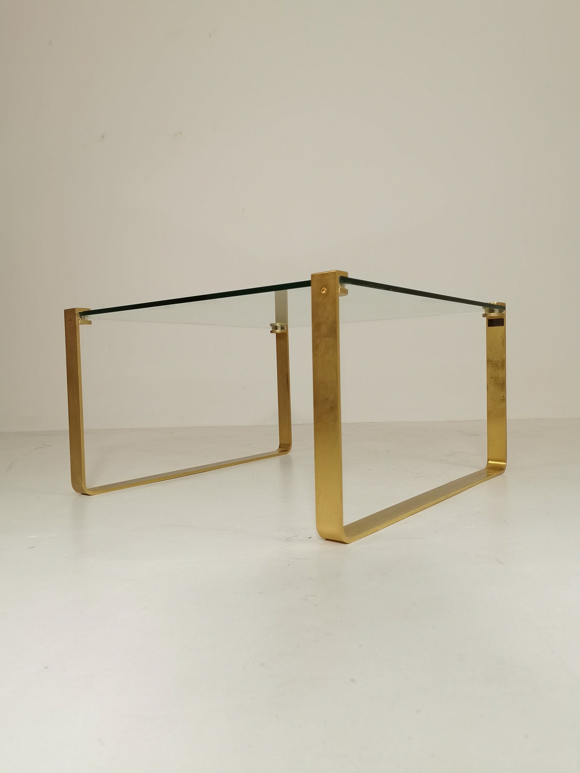 Brass Coffee Table by Friedrich Wilhelm Möller for Ronald Schmitt, 1970s