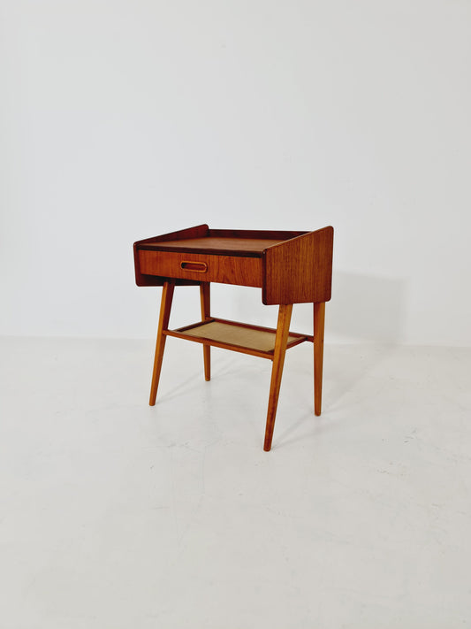Midcentury danish Teak Vintage Side table/ Bedside table, 1960s