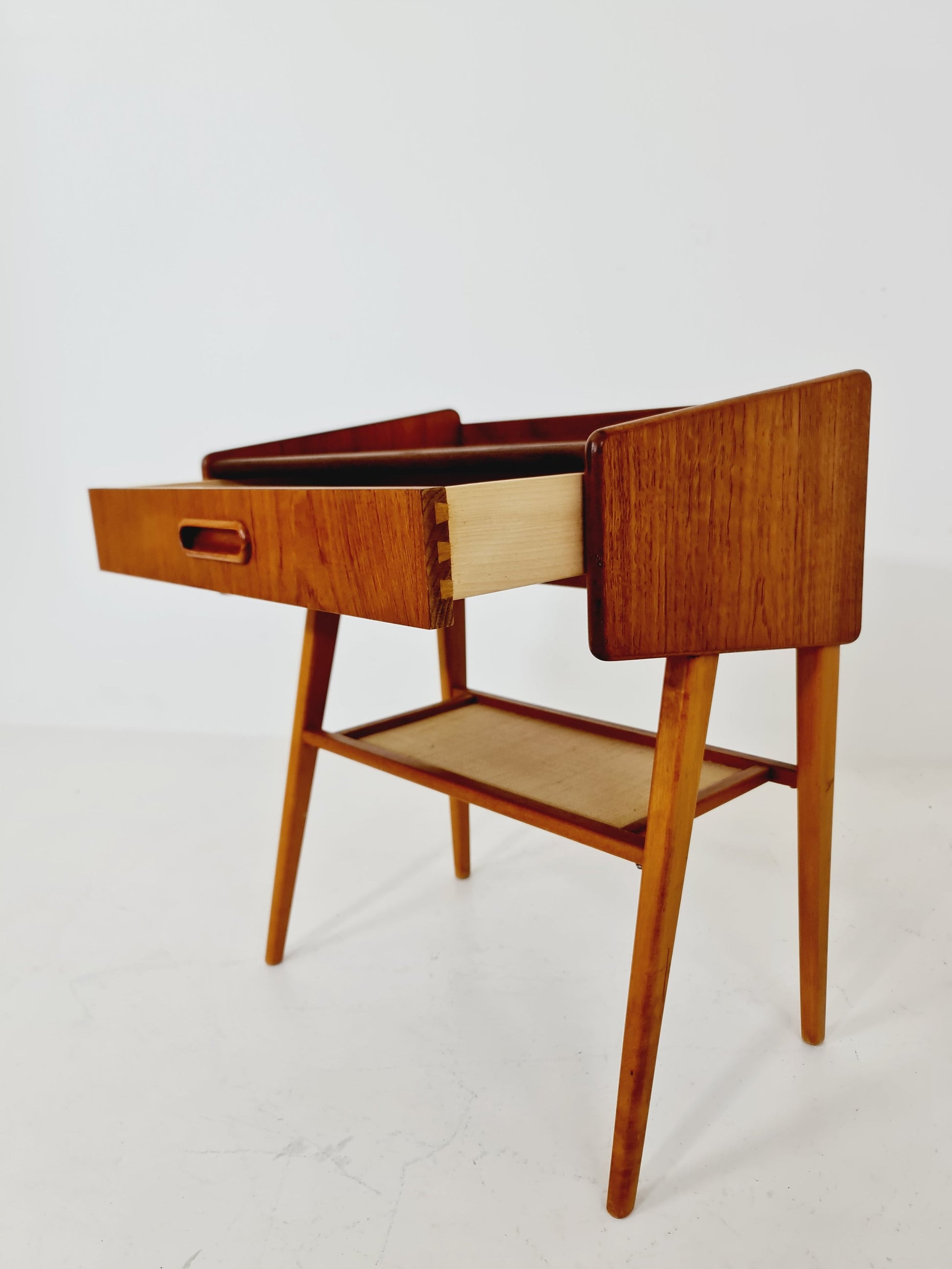 Midcentury danish Teak Vintage Side table/ Bedside table, 1960s