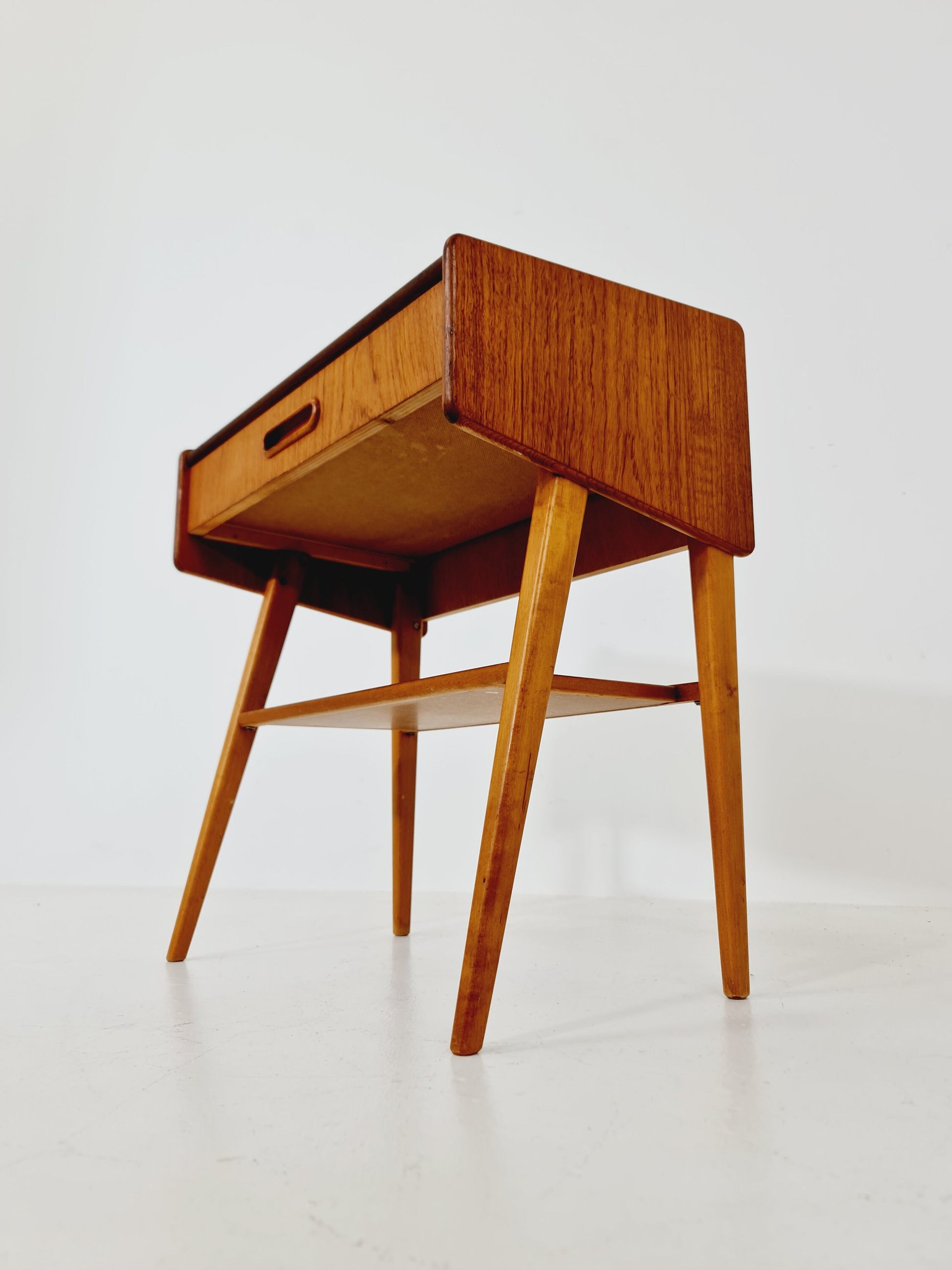 Midcentury danish Teak Vintage Side table/ Bedside table, 1960s