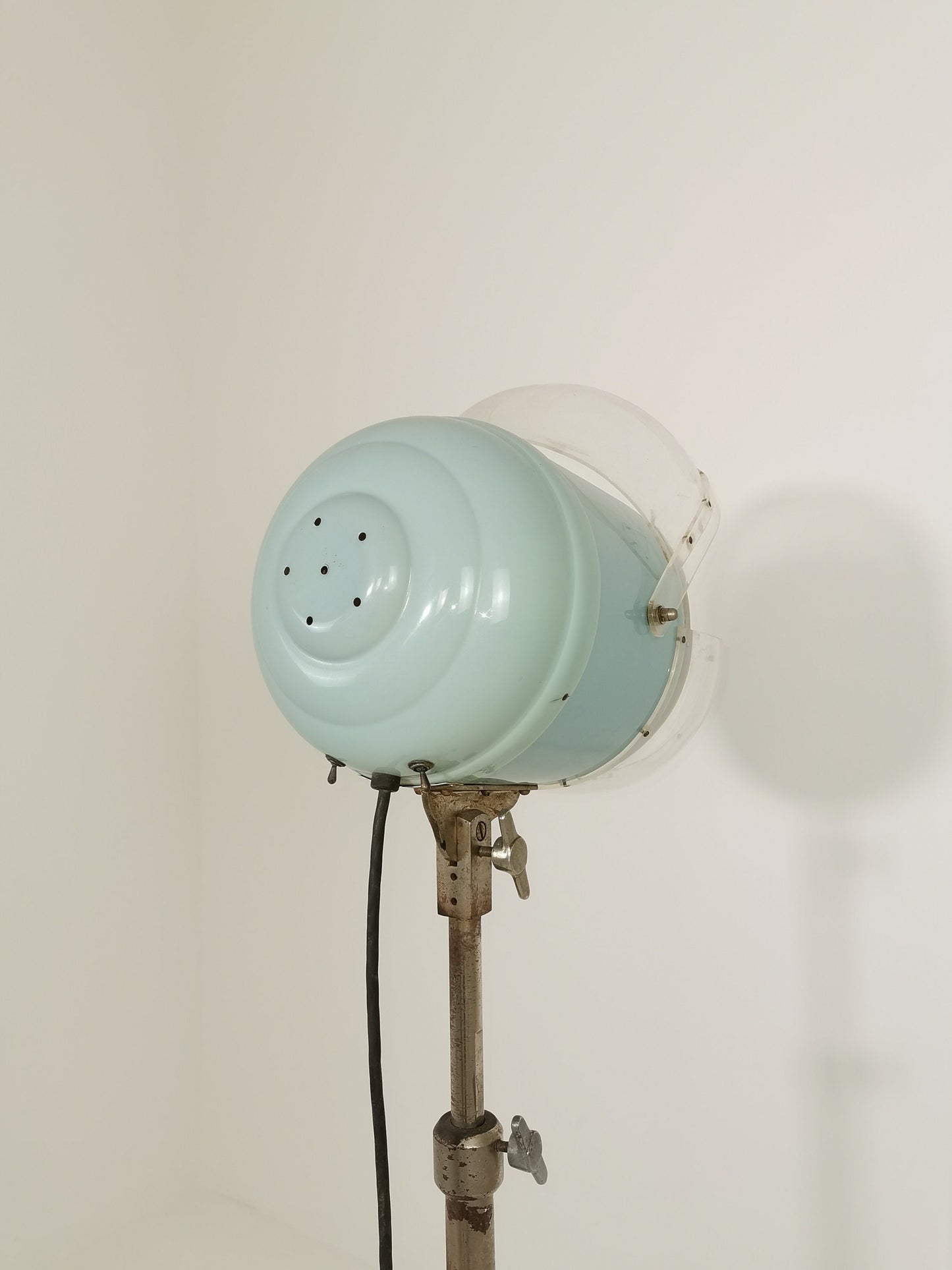 Floor Lamp Midcentury Converted 1950 Hair Dryer French Industrial One of a Kind