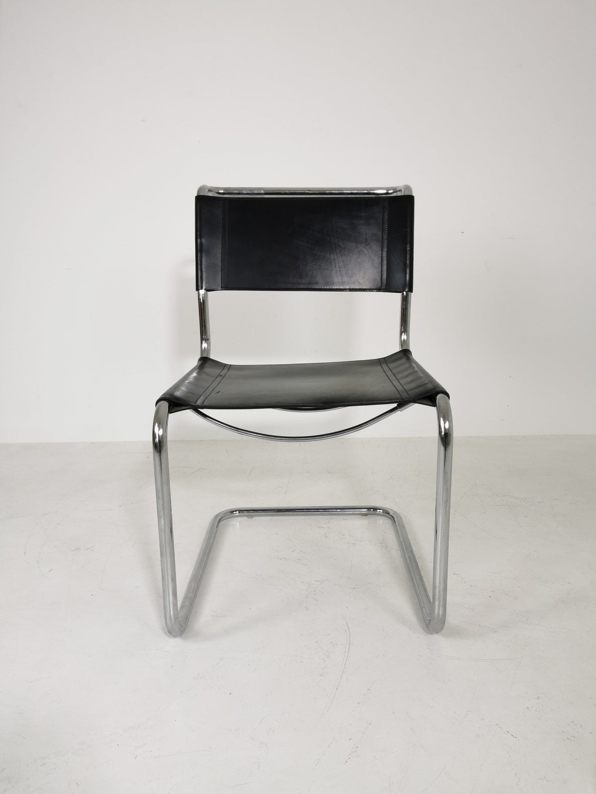 1 of 3 Mid-Century Vintage S33 chair from Mart Stam Italy 1980er