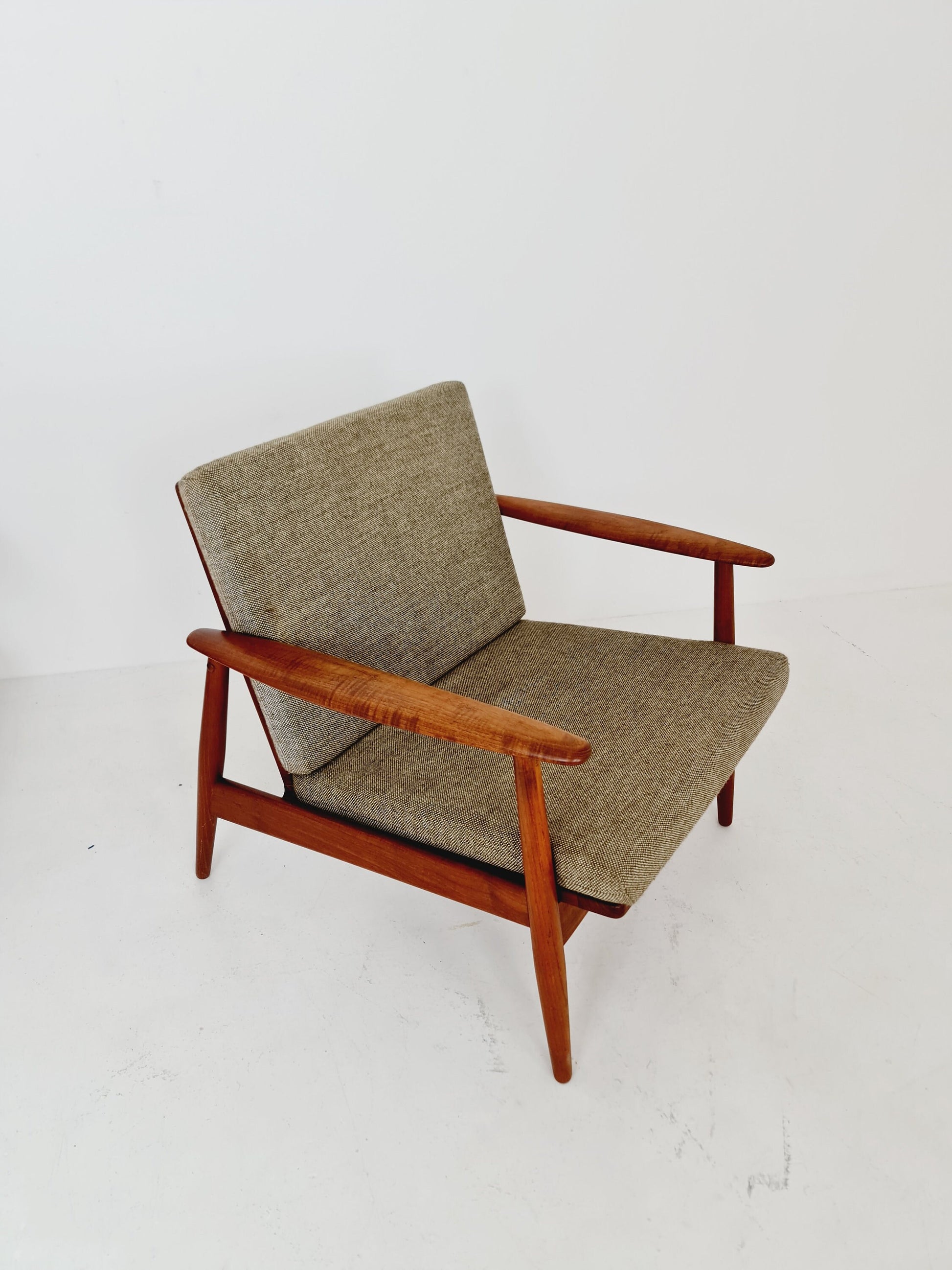 Mid-century Ddanish teak lounge chair/ armchair by Frank Brother for Moreddi, set of 2, 1960s