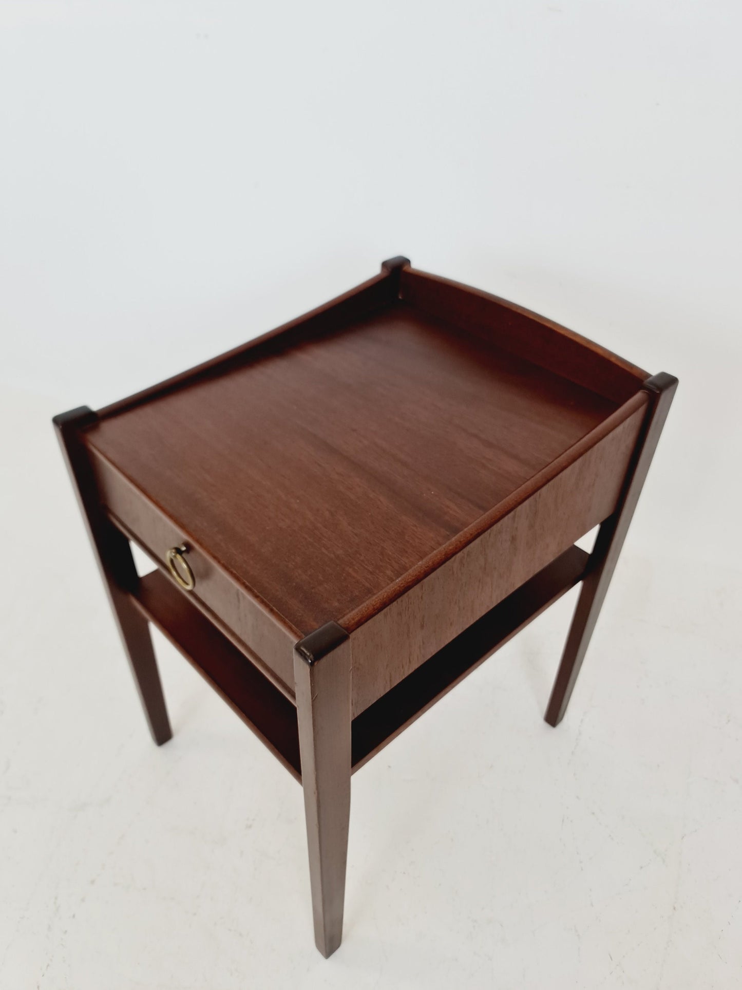 Midcentury Swedish mahogany nightstand /Bedside table, 1960s