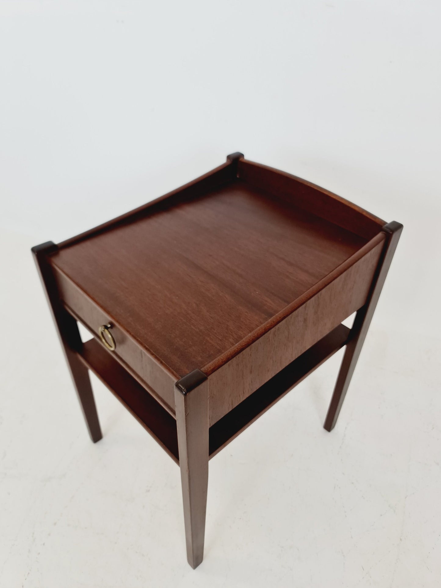 Midcentury Swedish mahogany nightstand /Bedside table, 1960s