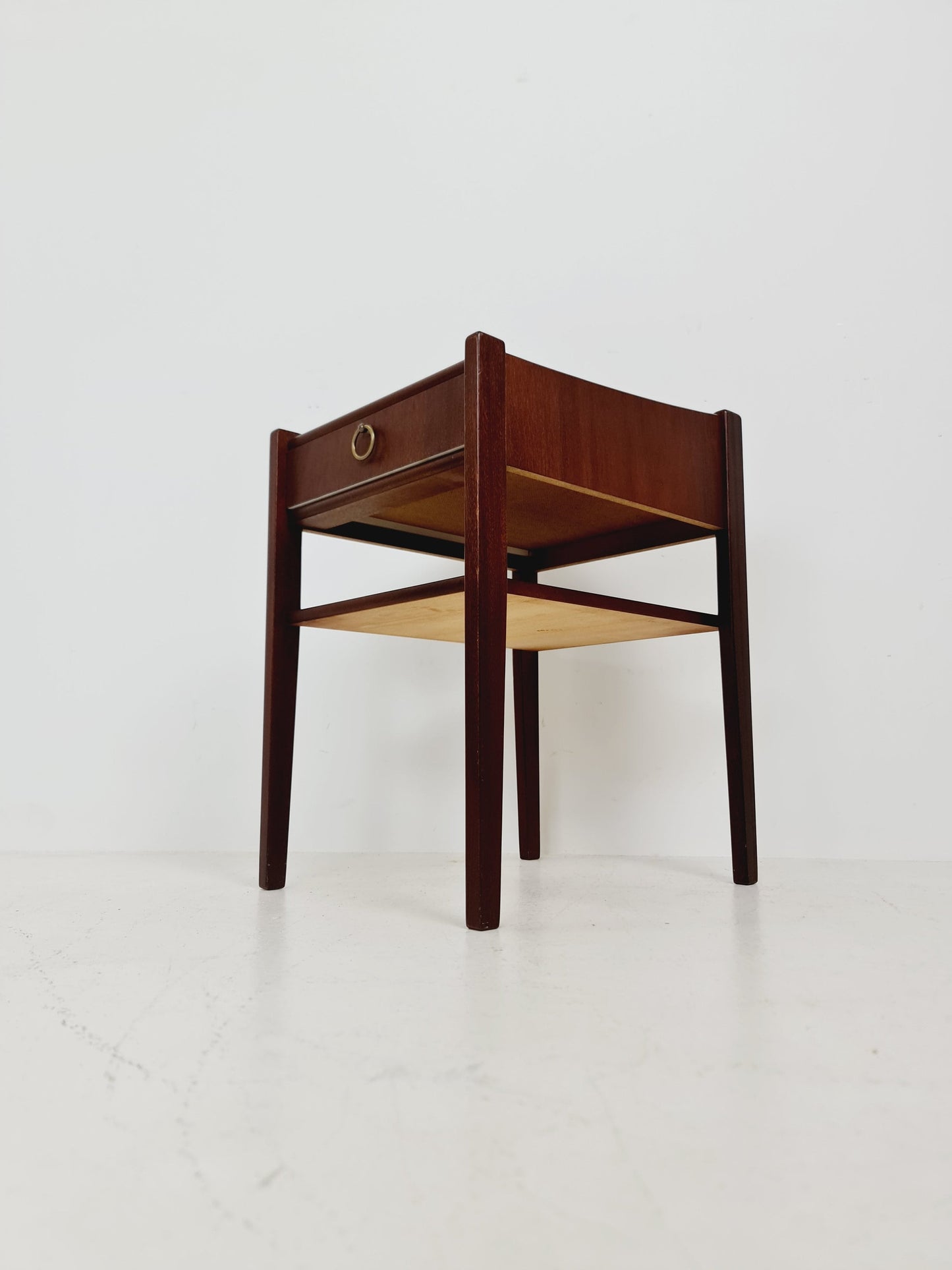 Midcentury Swedish mahogany nightstand /Bedside table, 1960s