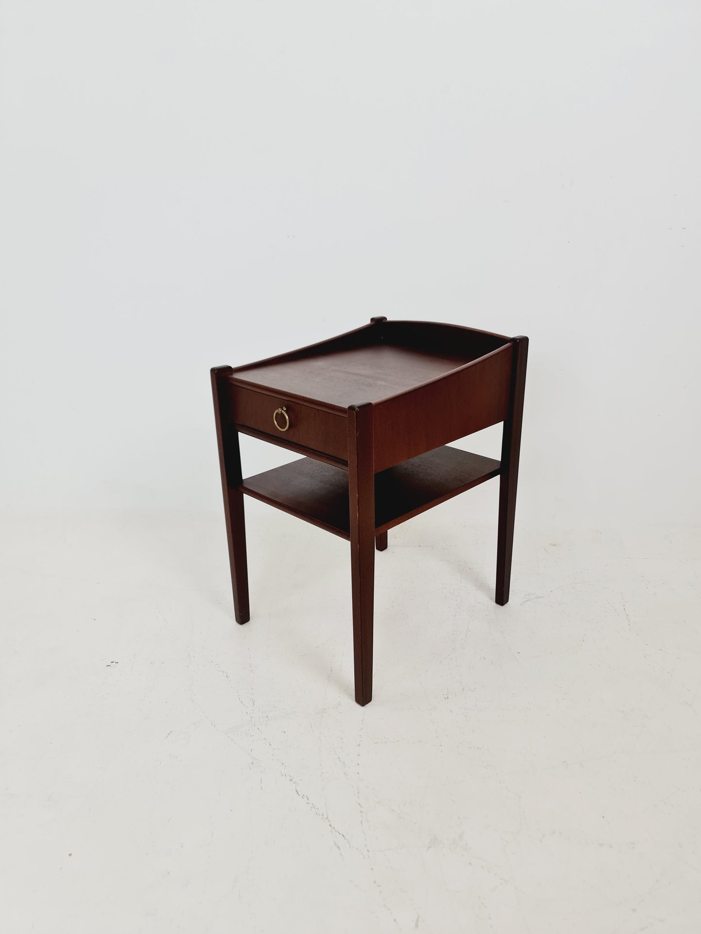 Midcentury Swedish mahogany nightstand /Bedside table, 1960s