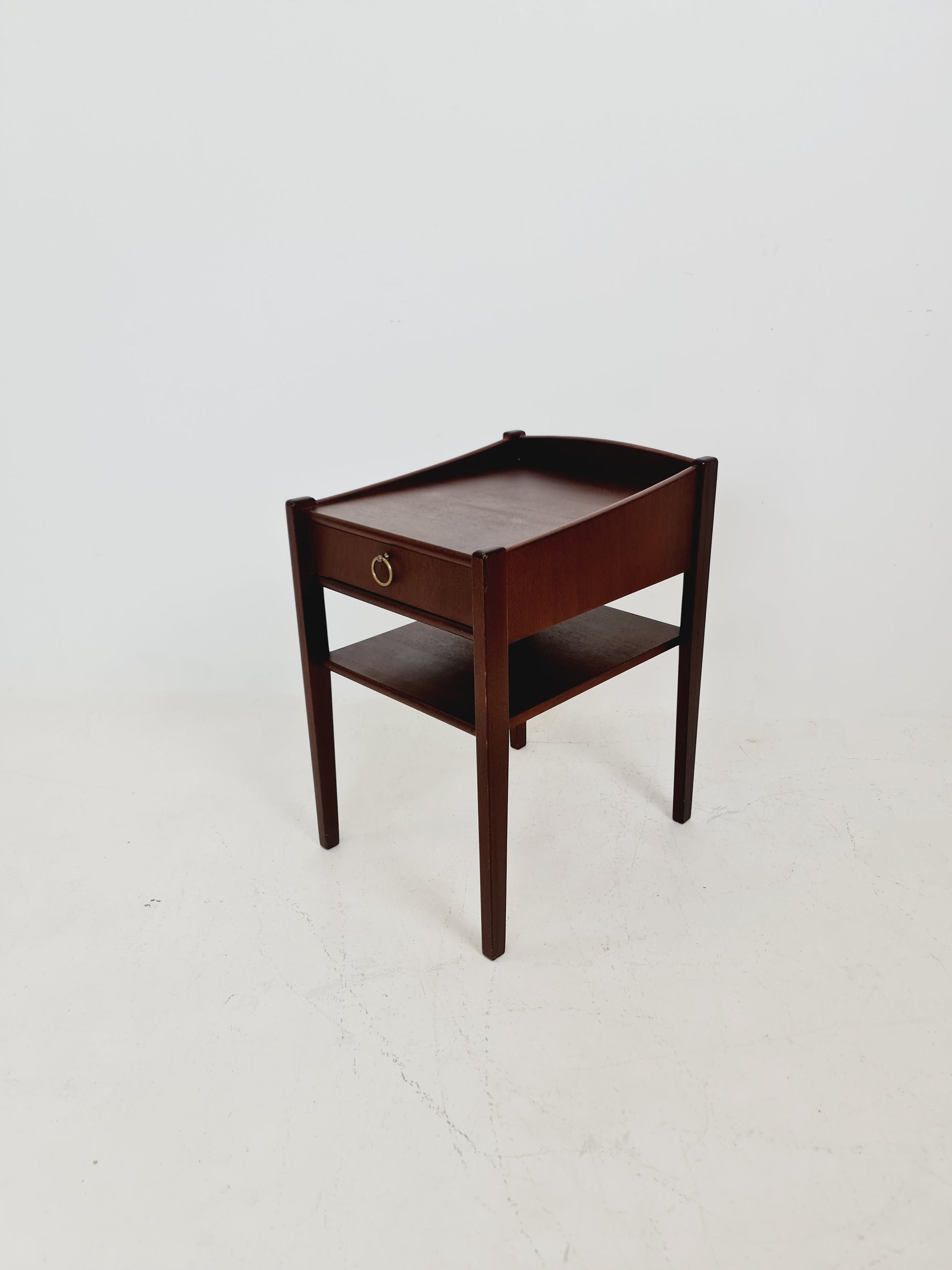 Midcentury Swedish mahogany nightstand /Bedside table, 1960s