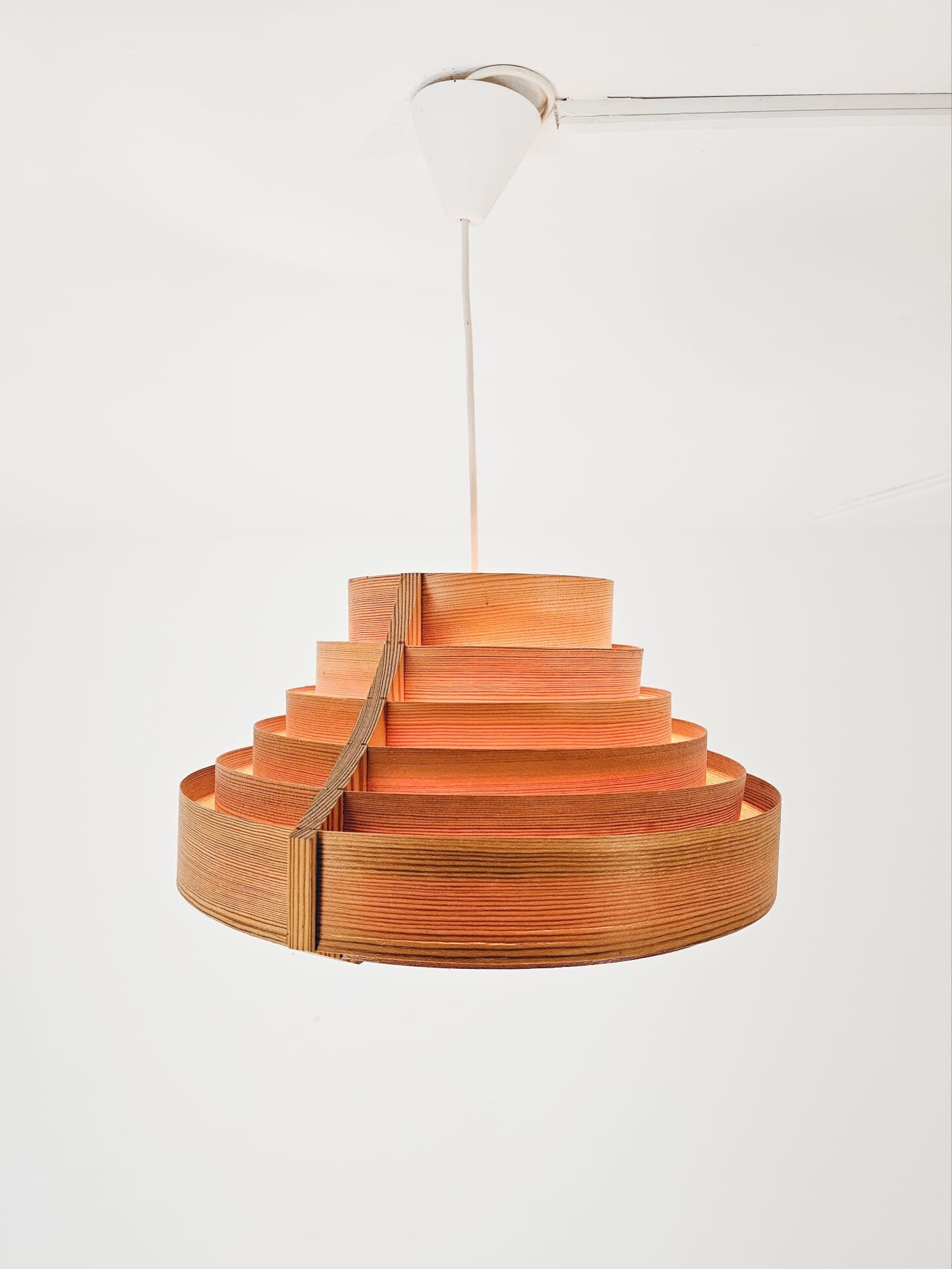 Mid-century pendant ceiling hanging lamp by Hans-Agne Jakobsson, 1960s