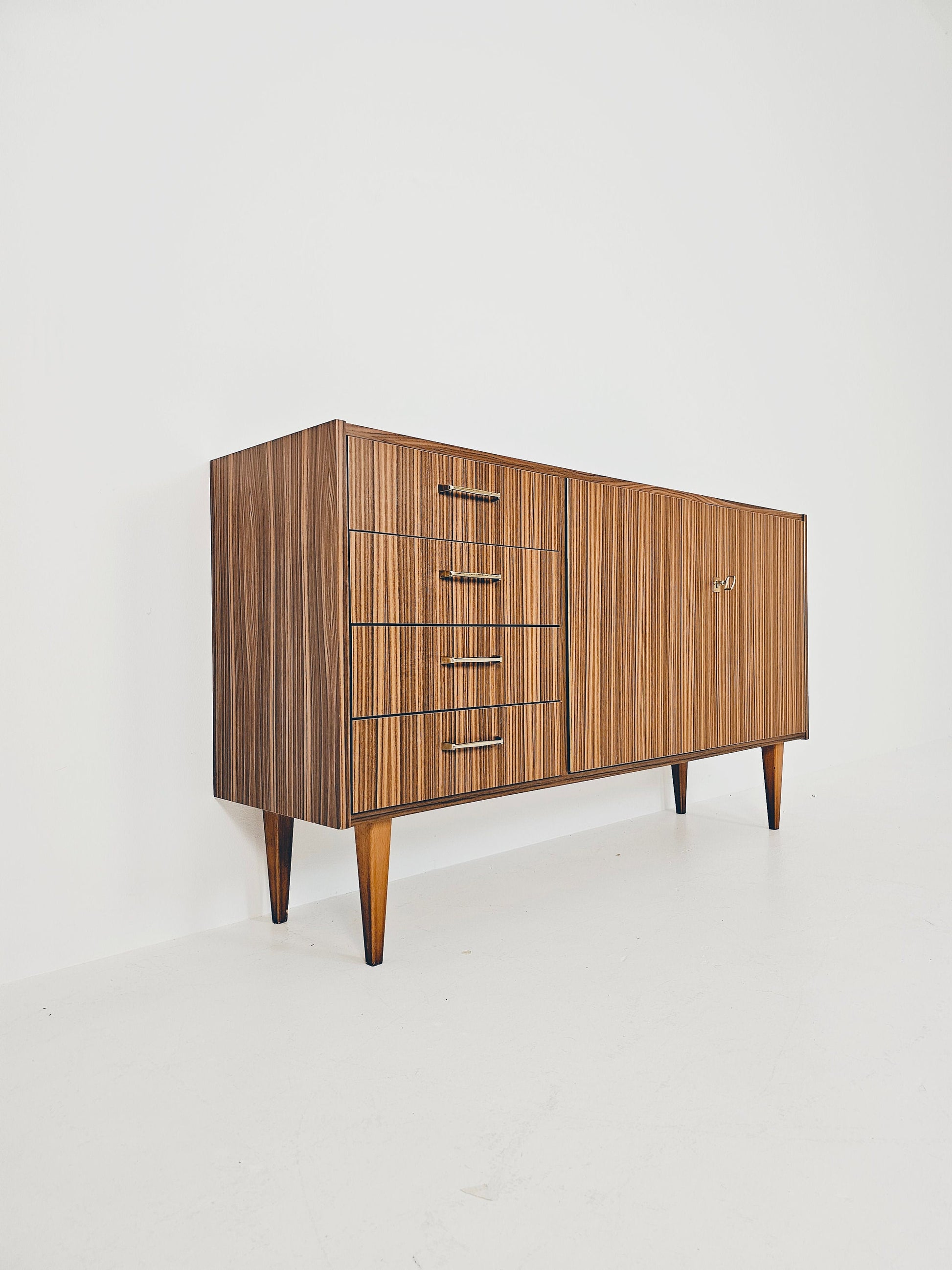 Midcentury German vintage formica sideboard, 1970s