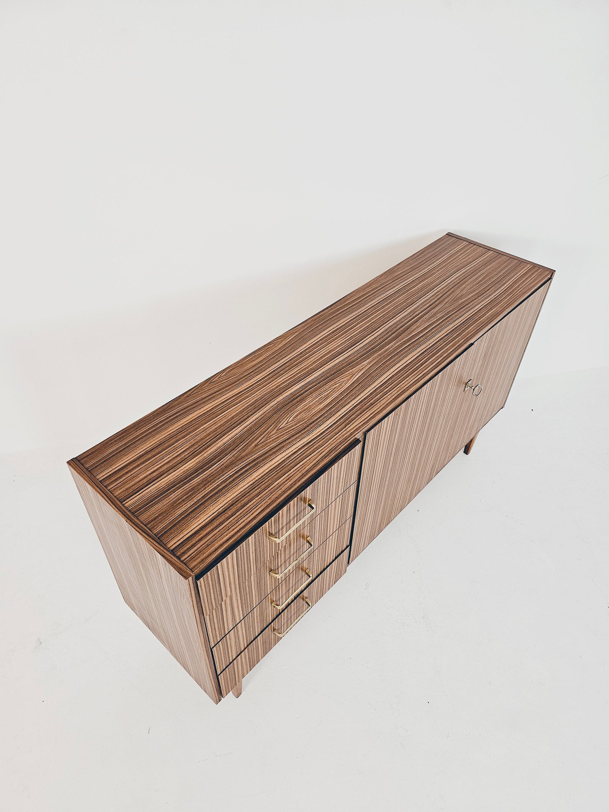 Midcentury German vintage formica sideboard, 1970s