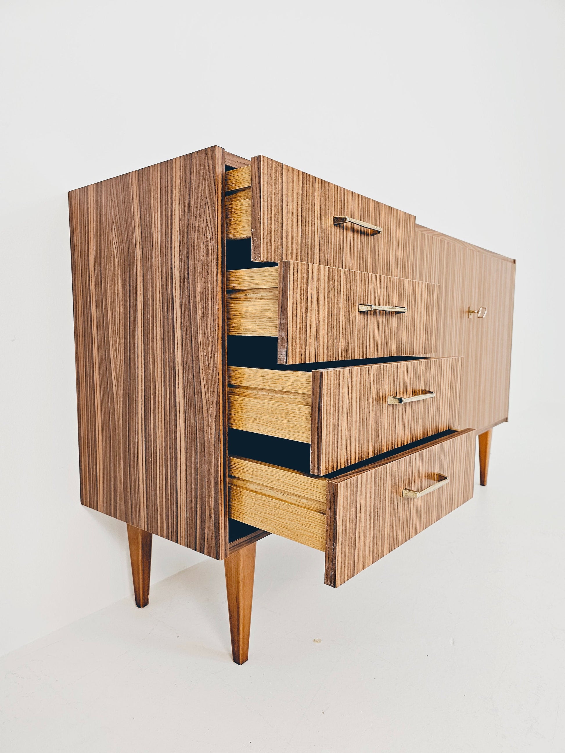 Midcentury German vintage formica sideboard, 1970s