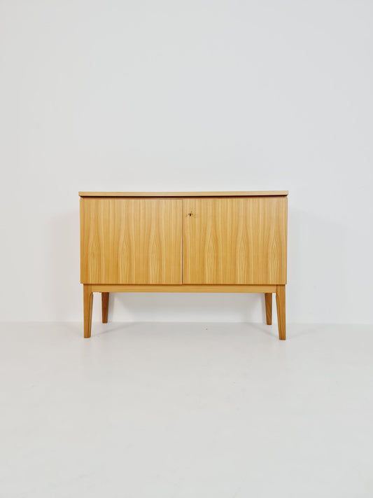 German Mid century Oak record cabinet, sideboard by FLB Möbel Fabrik , 1950s