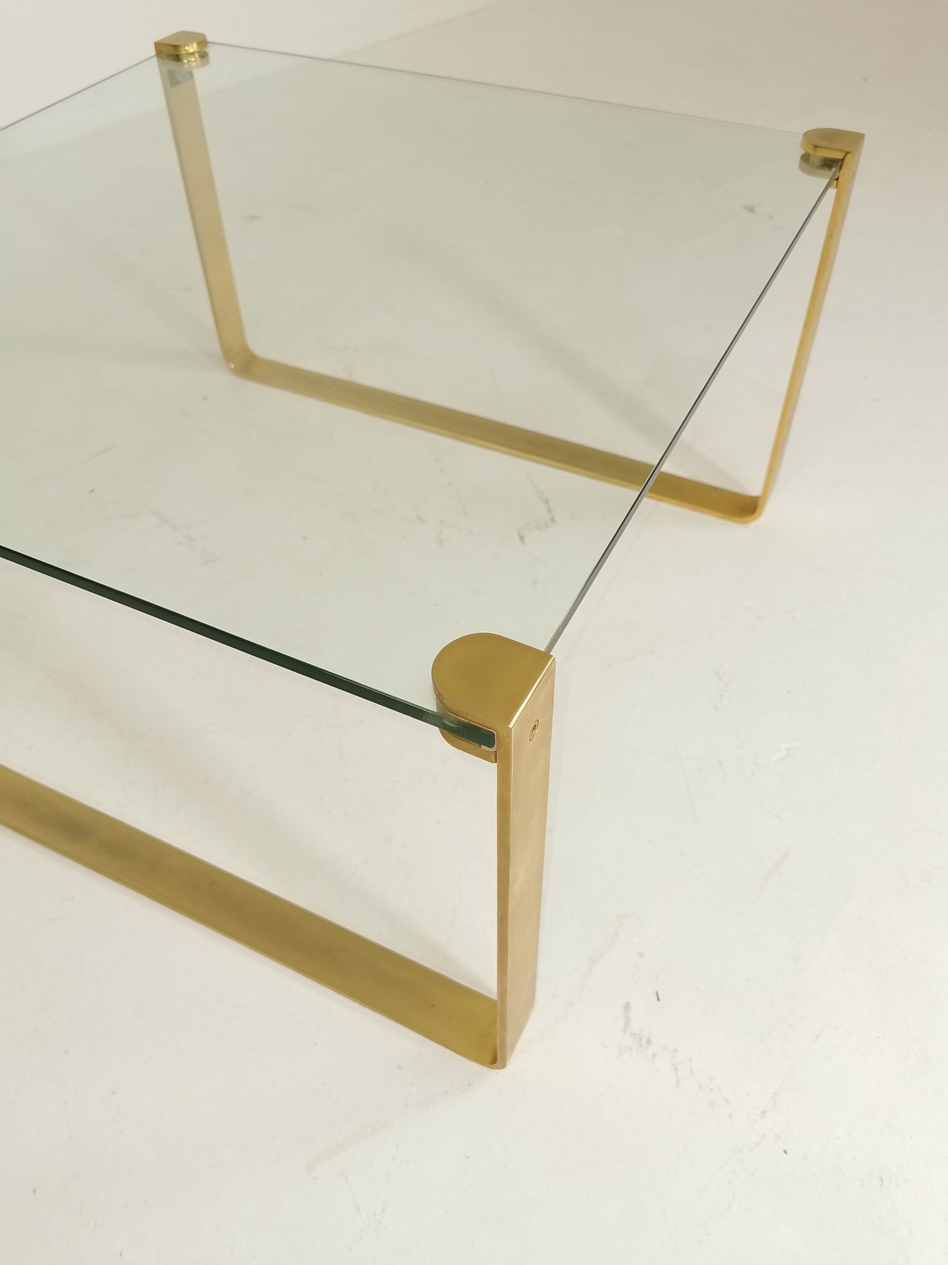 Brass Coffee Table by Friedrich Wilhelm Möller for Ronald Schmitt, 1970s