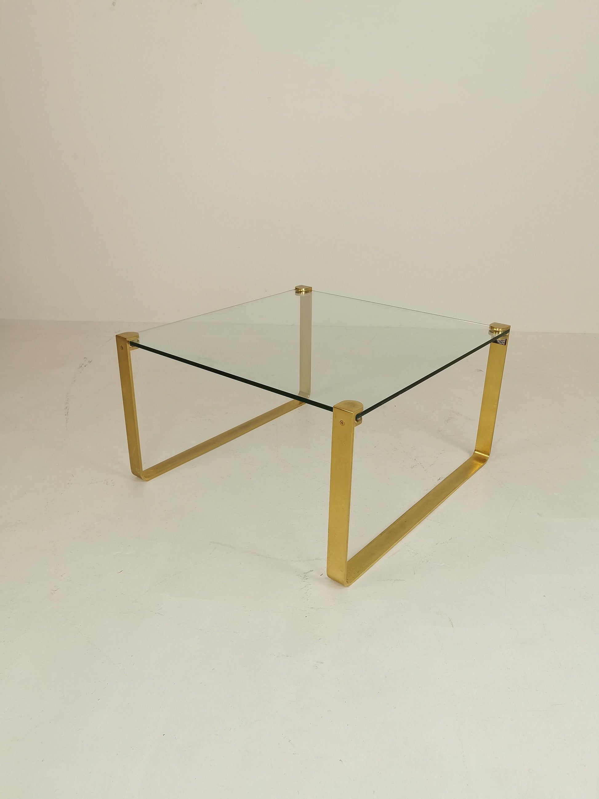 Brass Coffee Table by Friedrich Wilhelm Möller for Ronald Schmitt, 1970s