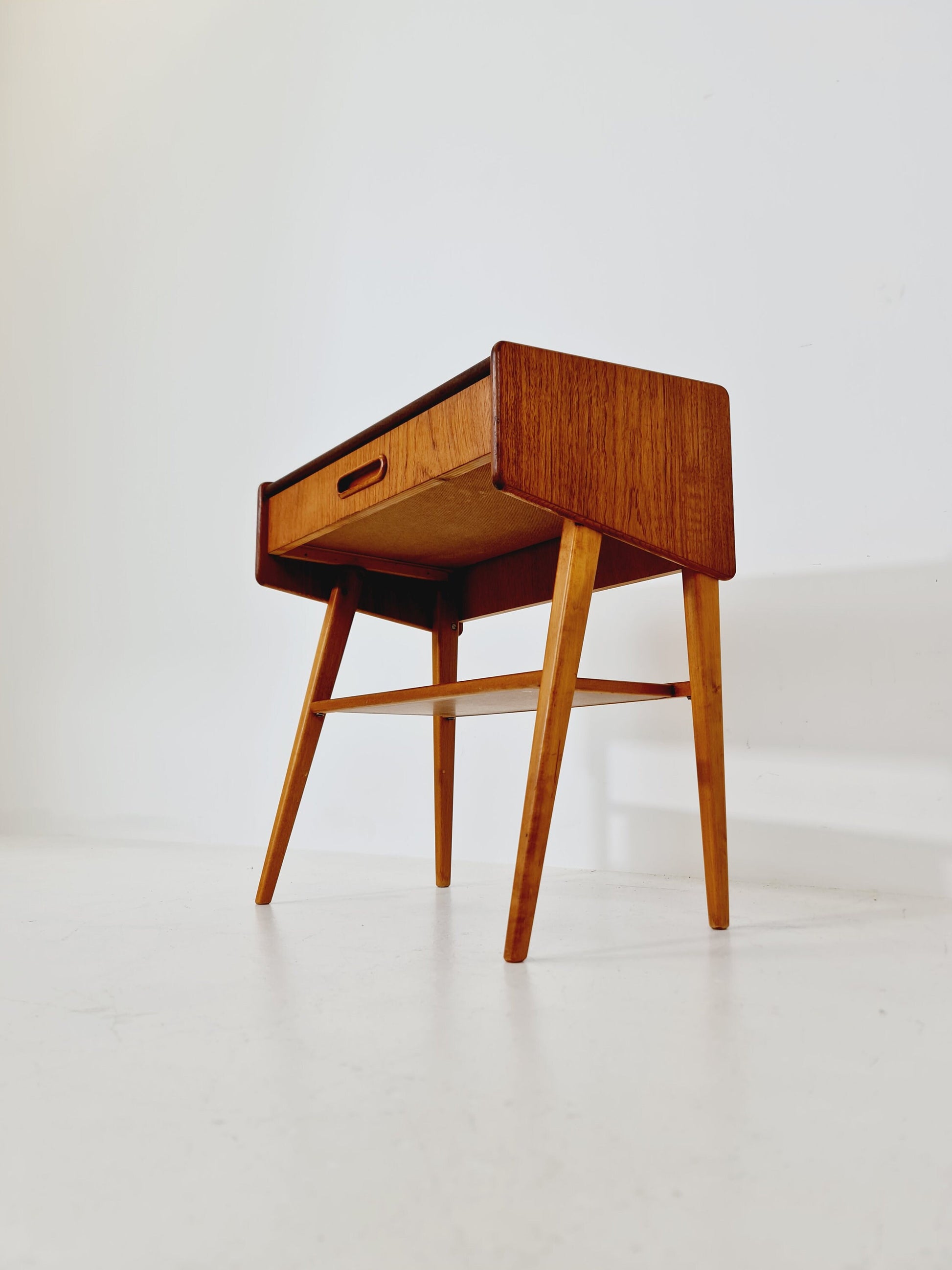 Midcentury danish Teak Vintage Side table/ Bedside table, 1960s