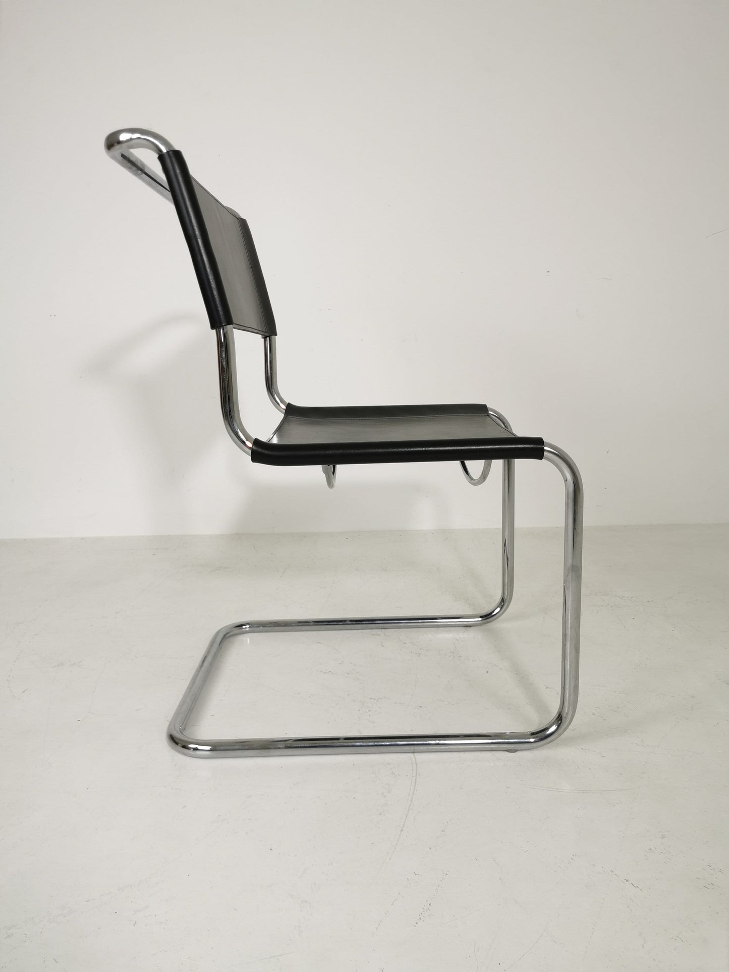 1 of 3 Mid-Century Vintage S33 chair from Mart Stam Italy 1980er