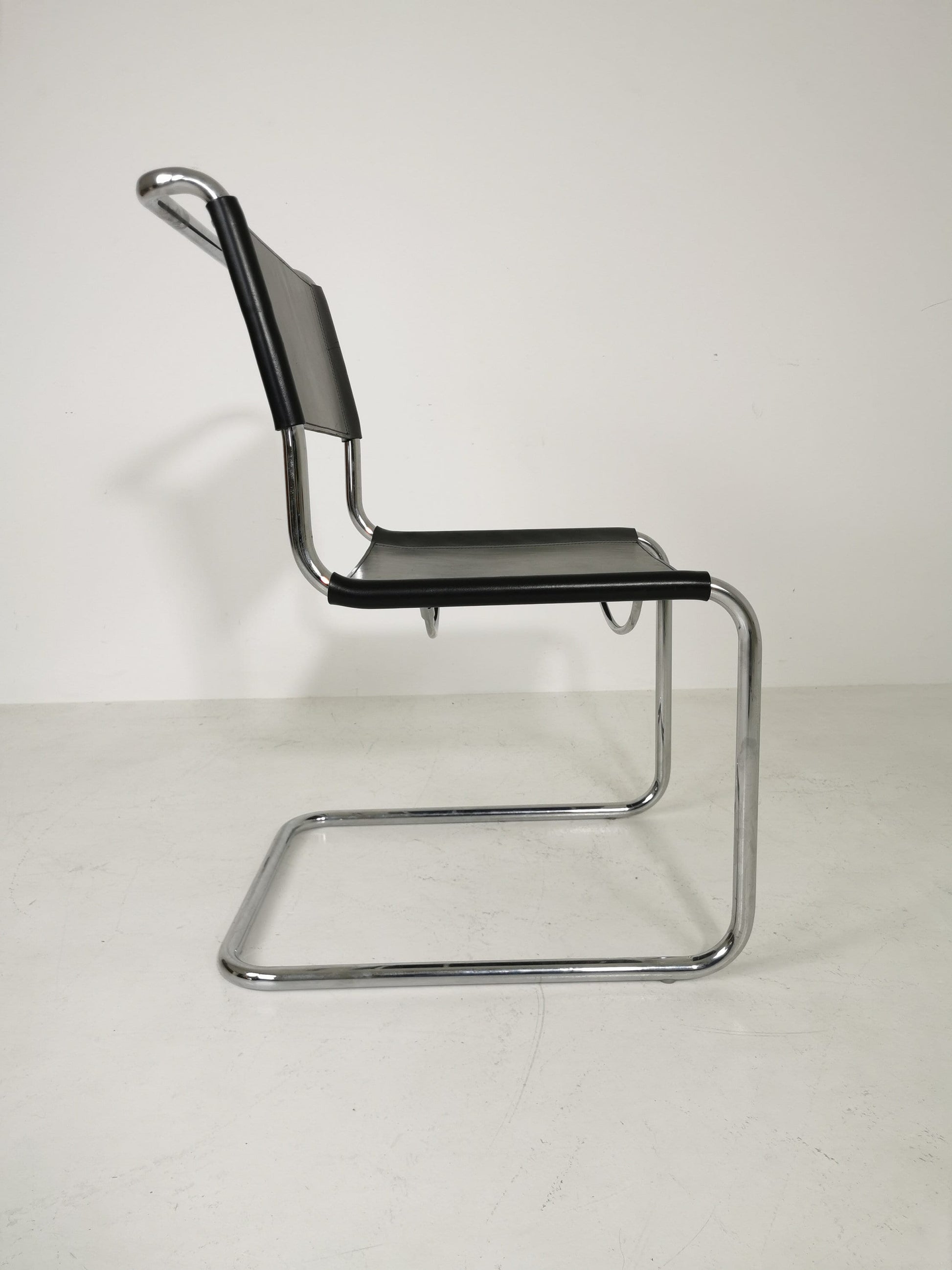 1 of 3 Mid-Century Vintage S33 chair from Mart Stam Italy 1980er