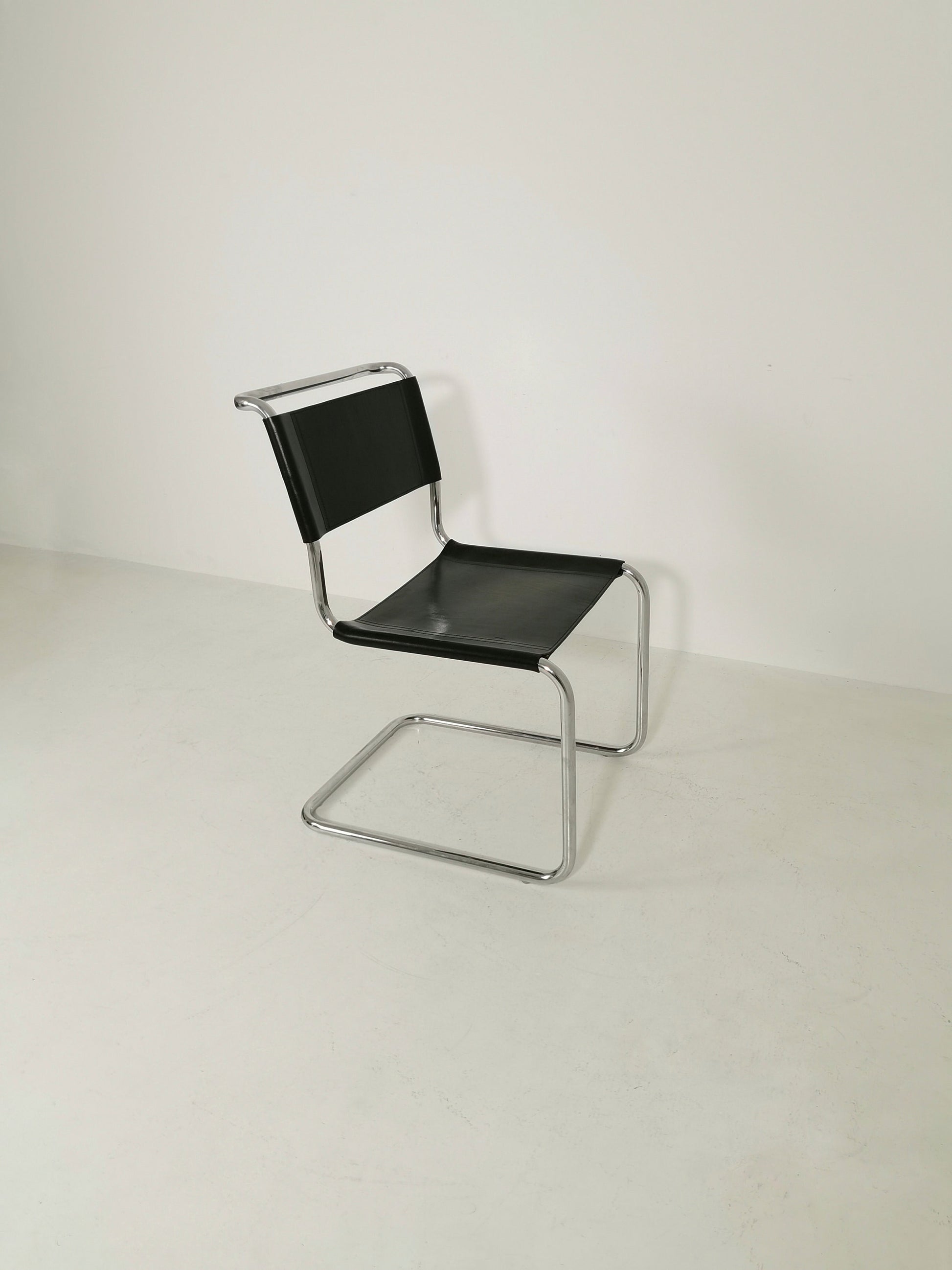 1 of 3 Mid-Century Vintage S33 chair from Mart Stam Italy 1980er