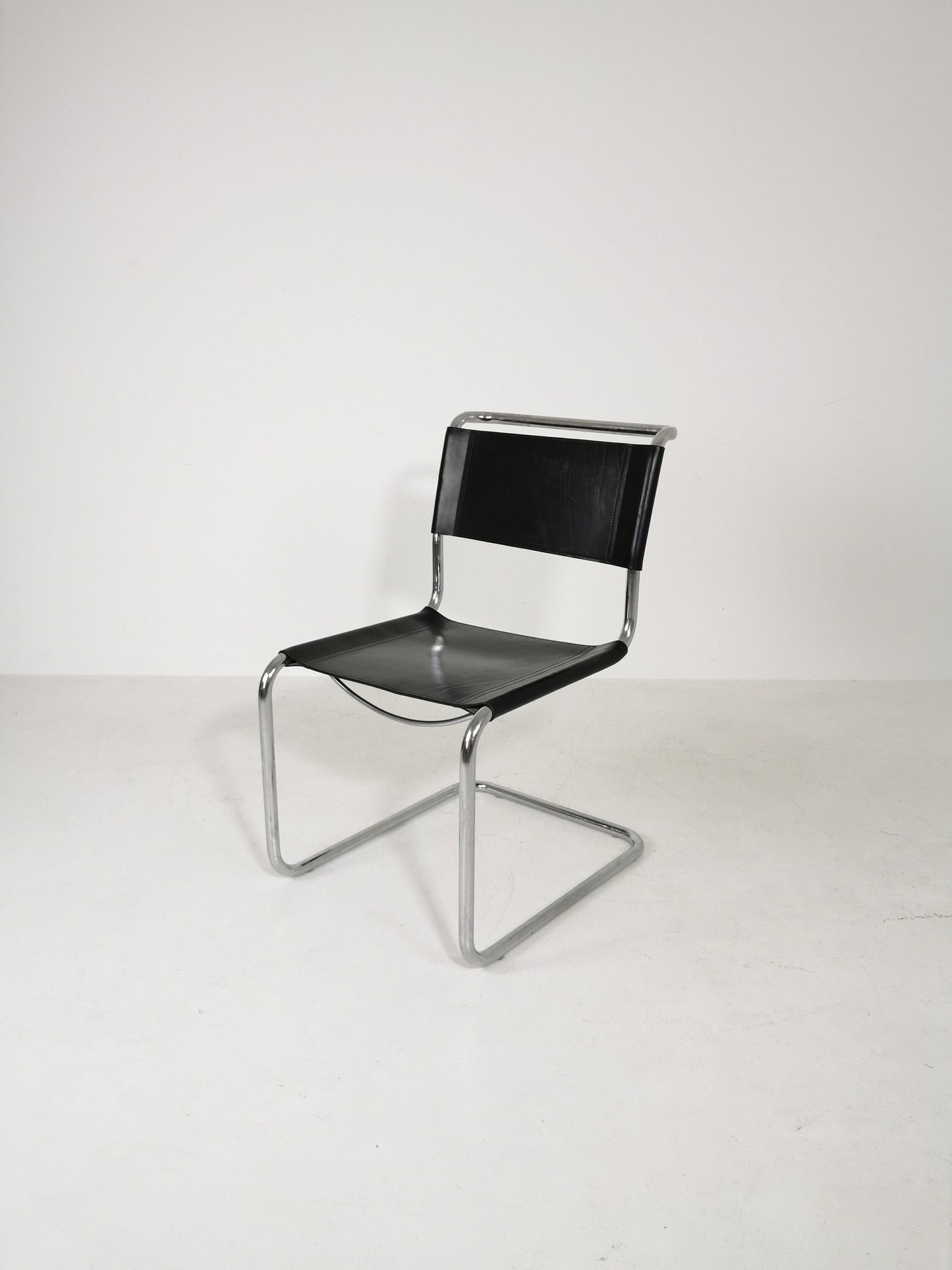 1 of 3 Mid-Century Vintage S33 chair from Mart Stam Italy 1980er