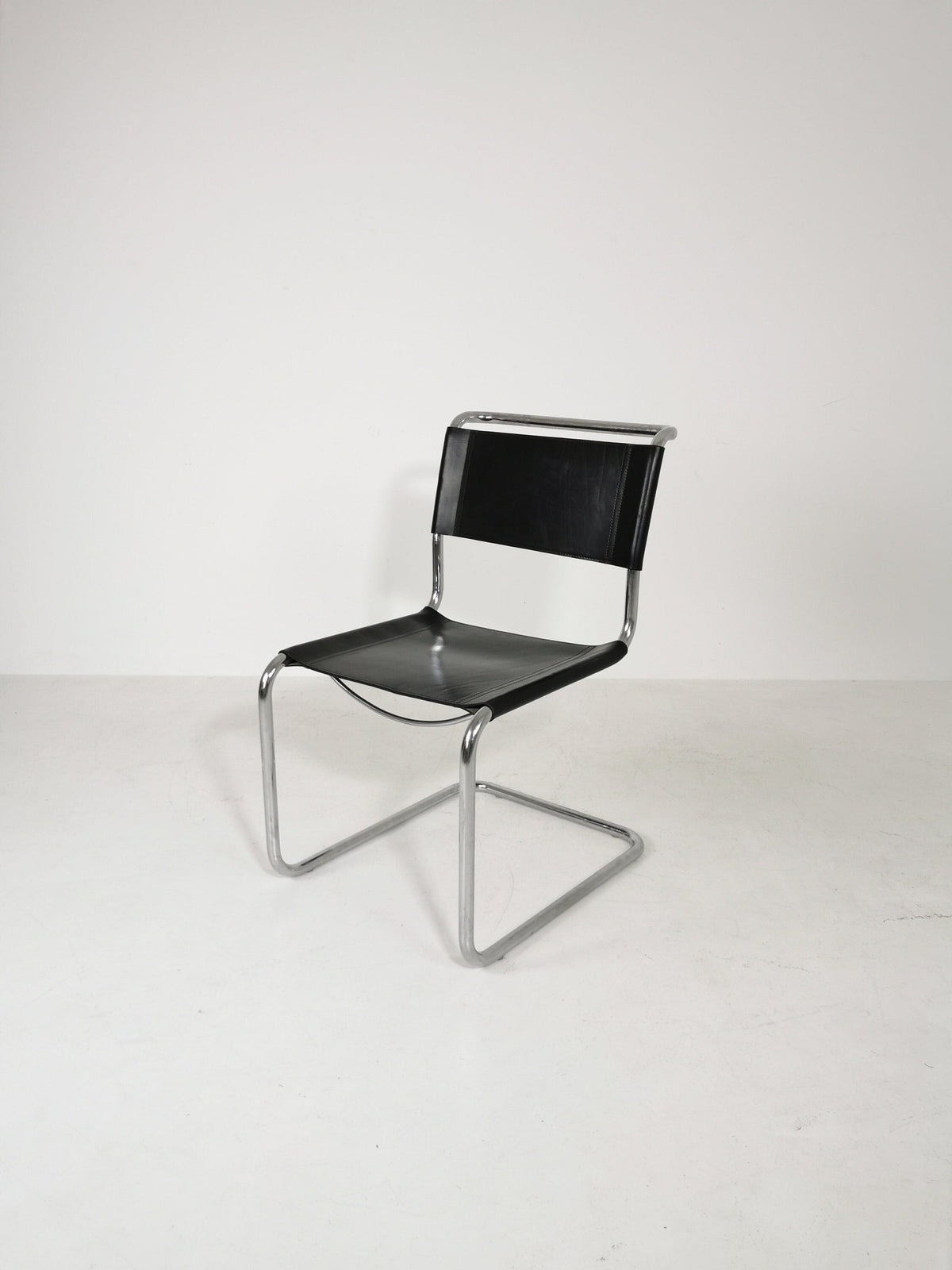 1 of 3 Mid-Century Vintage S33 chair from Mart Stam Italy 1980er