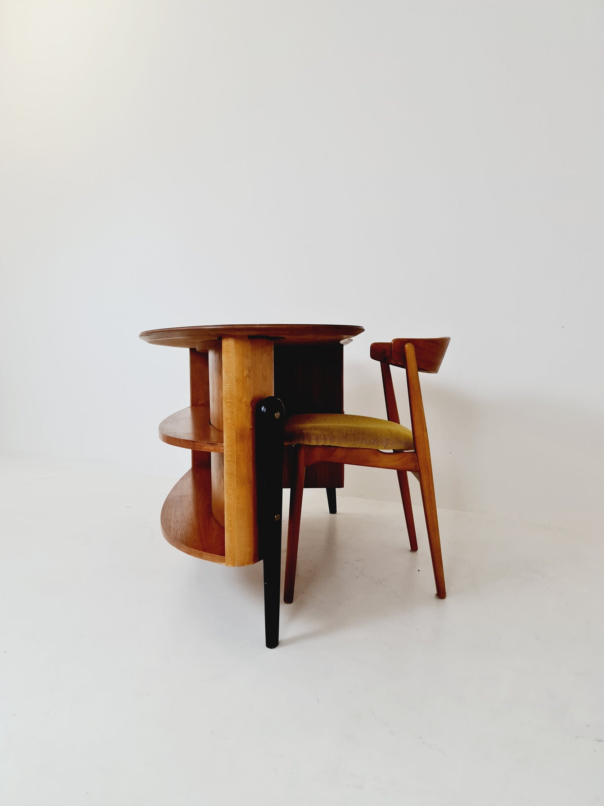 Midcentury teak desk by Göran Strand for Lelångs Möbelfabrik, Sweden, 1960s
