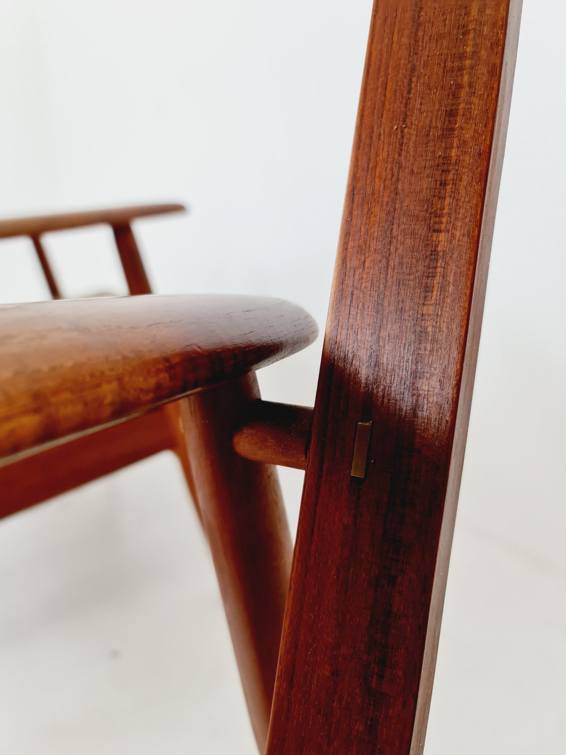 Mid-century Ddanish teak lounge chair/ armchair by Frank Brother for Moreddi, set of 2, 1960s