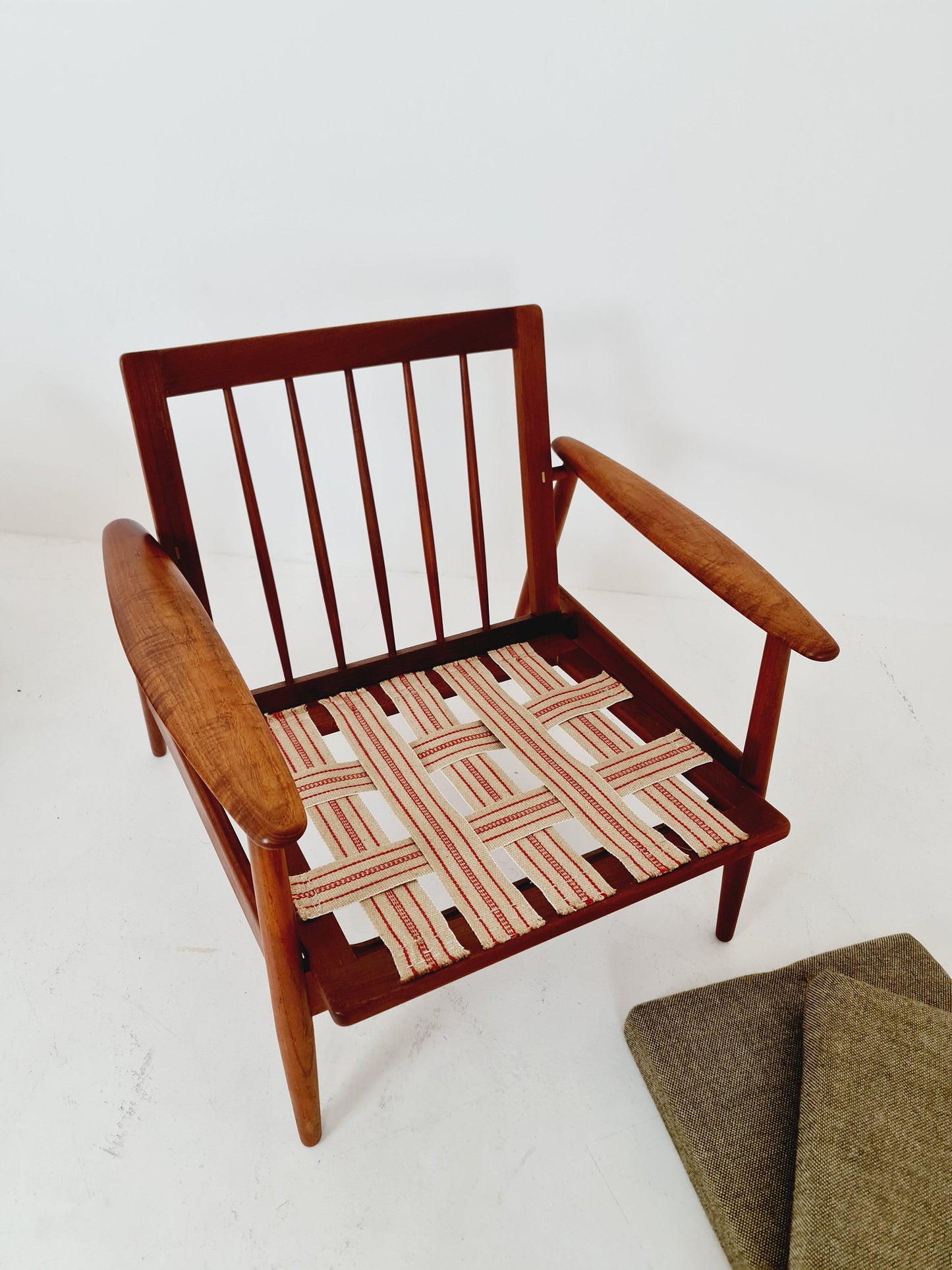 Mid-century Ddanish teak lounge chair/ armchair by Frank Brother for Moreddi, set of 2, 1960s