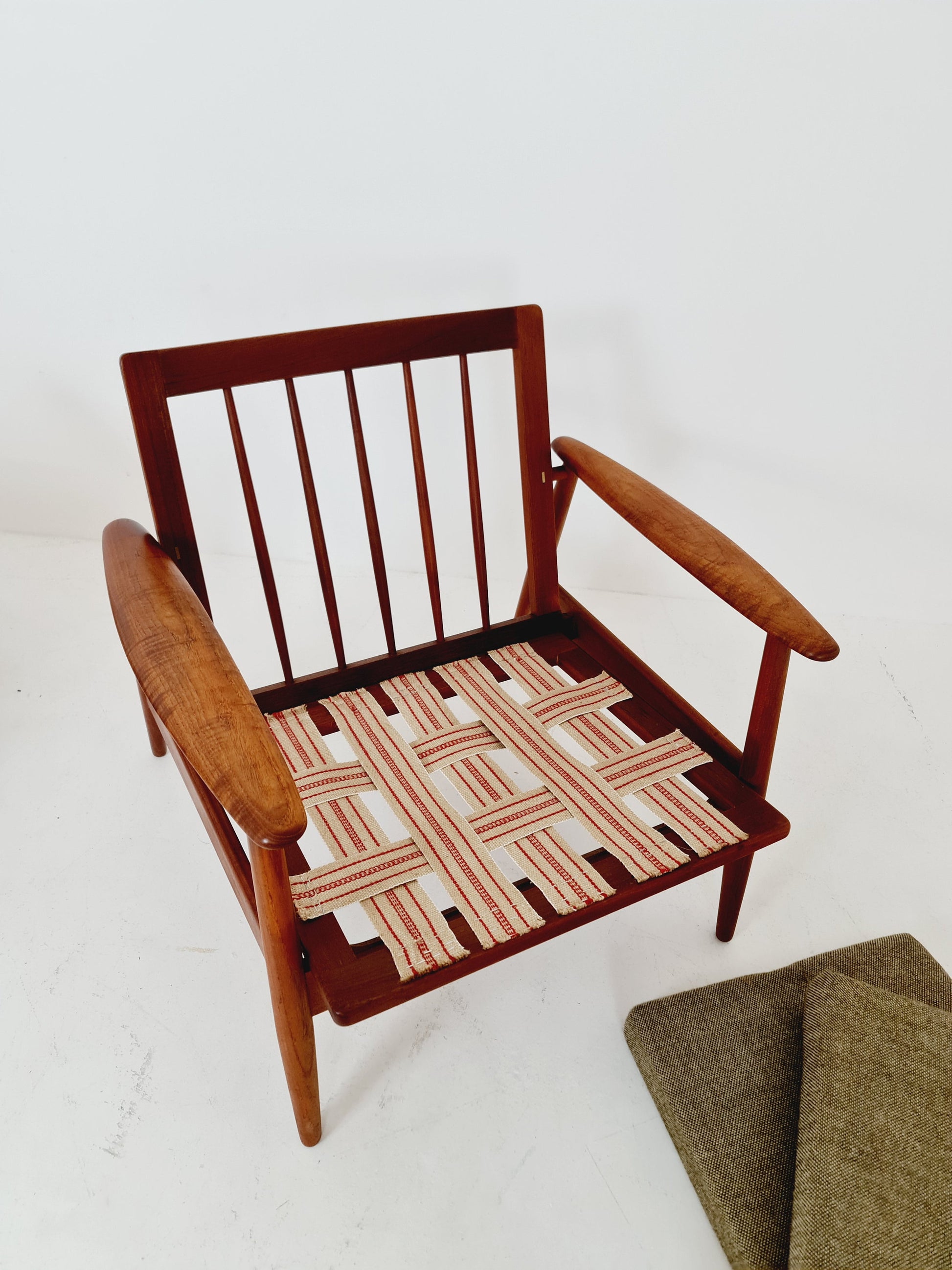 Mid-century Ddanish teak lounge chair/ armchair by Frank Brother for Moreddi, set of 2, 1960s