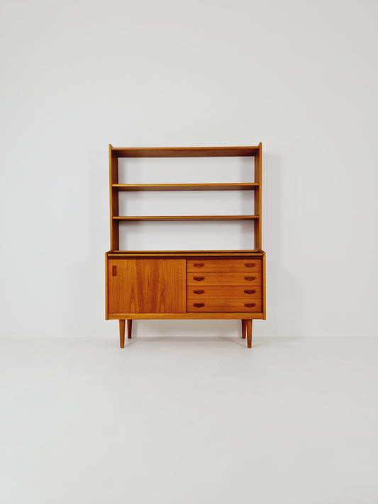 Danish freestanding vintage bookshelf system/ book case teak by Bengt Ruda, 1960s