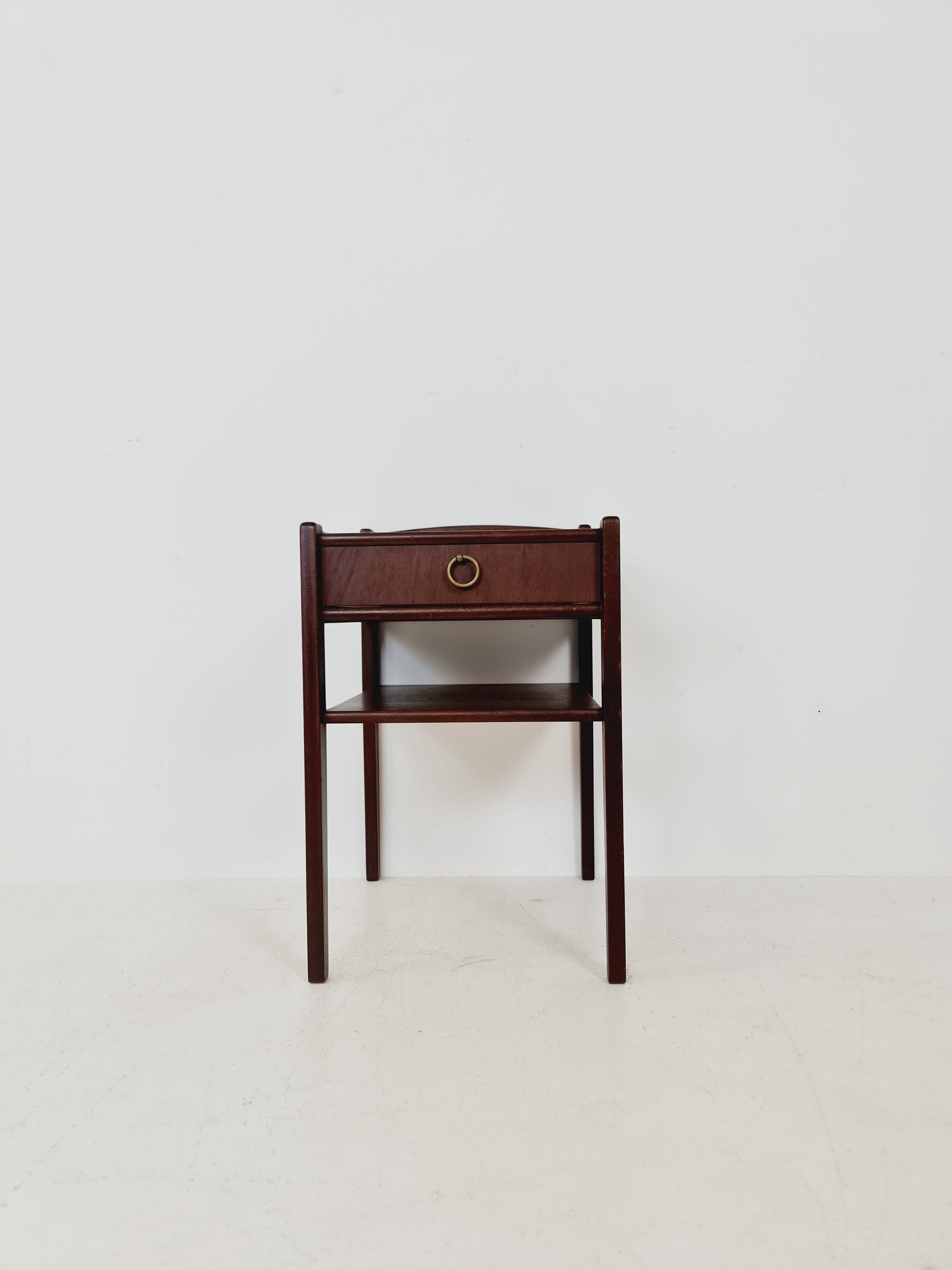 Midcentury Swedish mahogany nightstand /Bedside table, 1960s