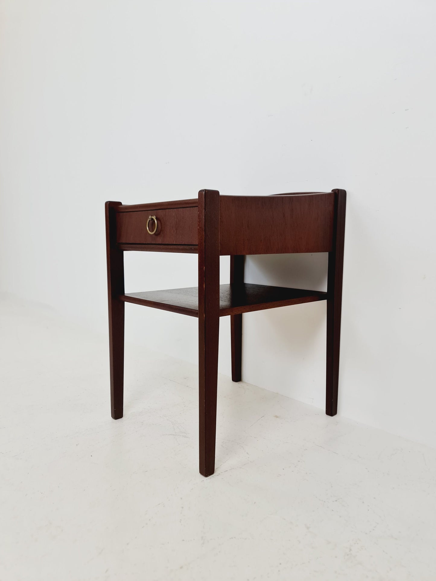 Midcentury Swedish mahogany nightstand /Bedside table, 1960s