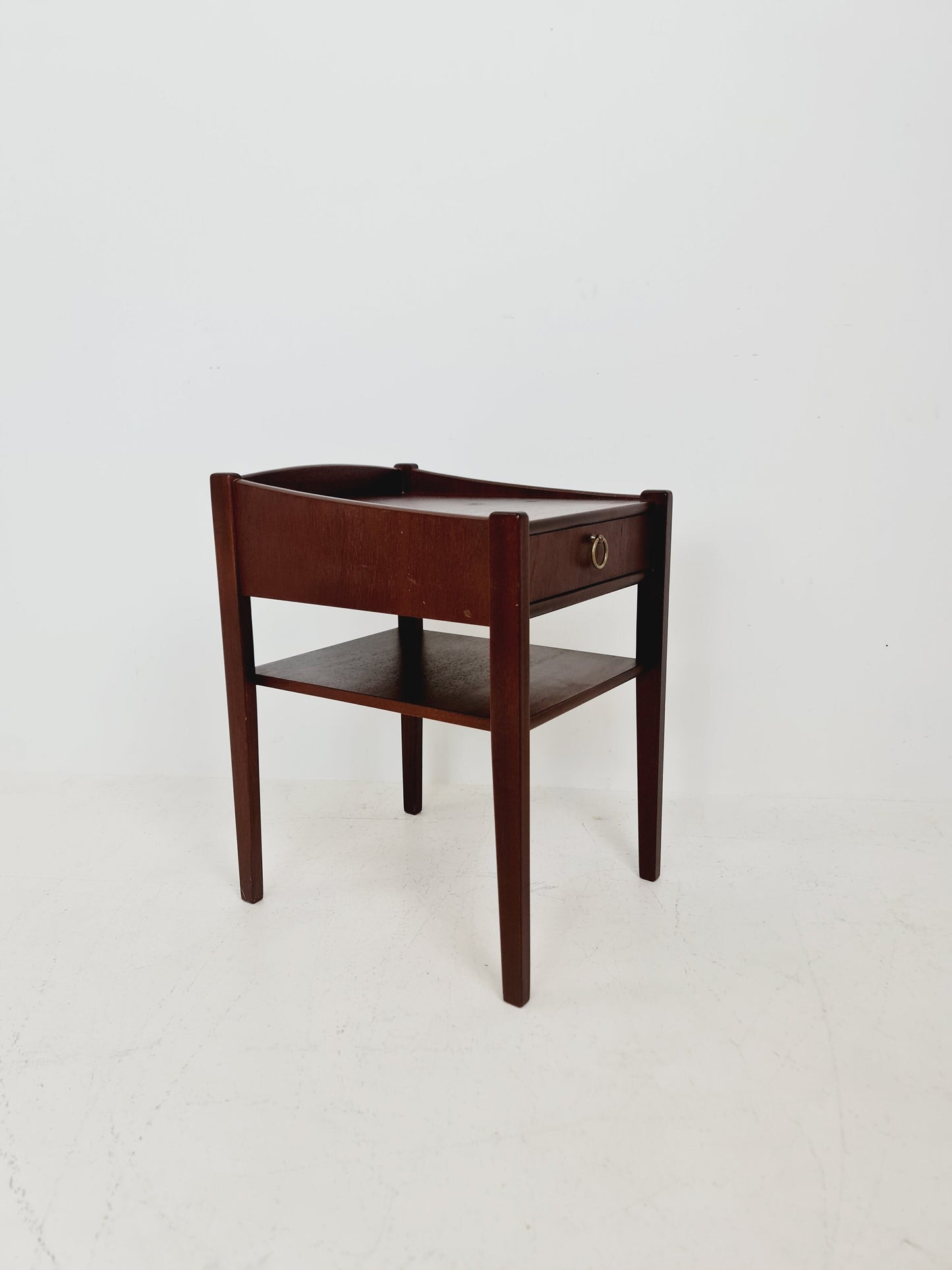 Midcentury Swedish mahogany nightstand /Bedside table, 1960s