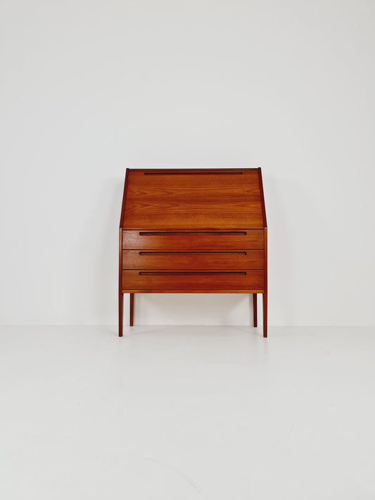 Midcentury Secretary Desk in teak by Nils Jonsson for Tørring Møbelfabrik, Denmark, 1960’s