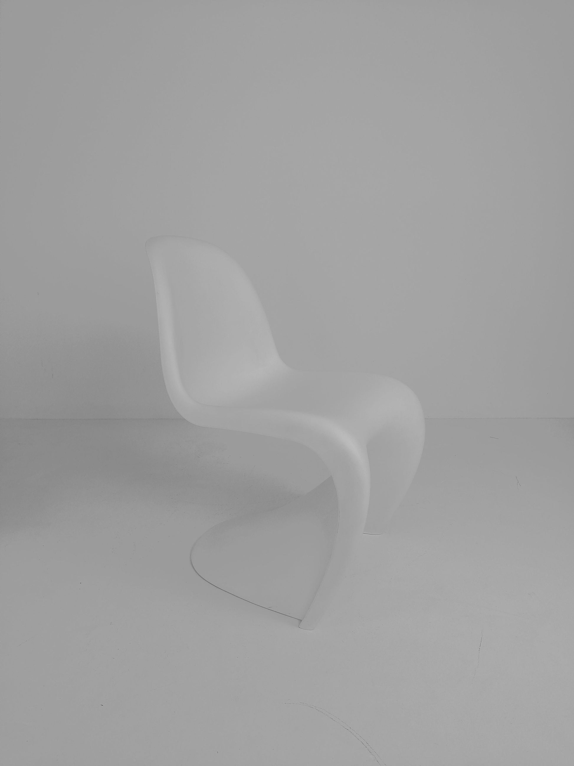 4 x Verner Panton chairs in white from Vitra Germany