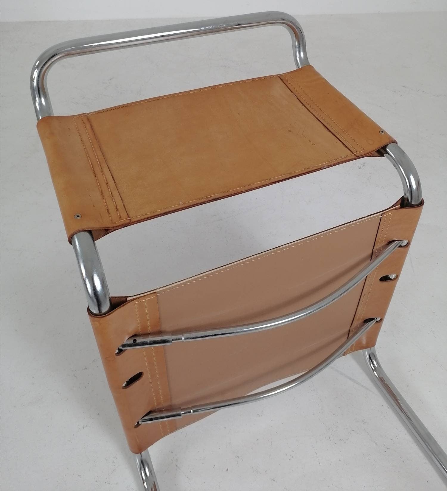 1 of 5 Mid-Century Vintage S33 chair from Mart Stam by Fasem Italy 1980er