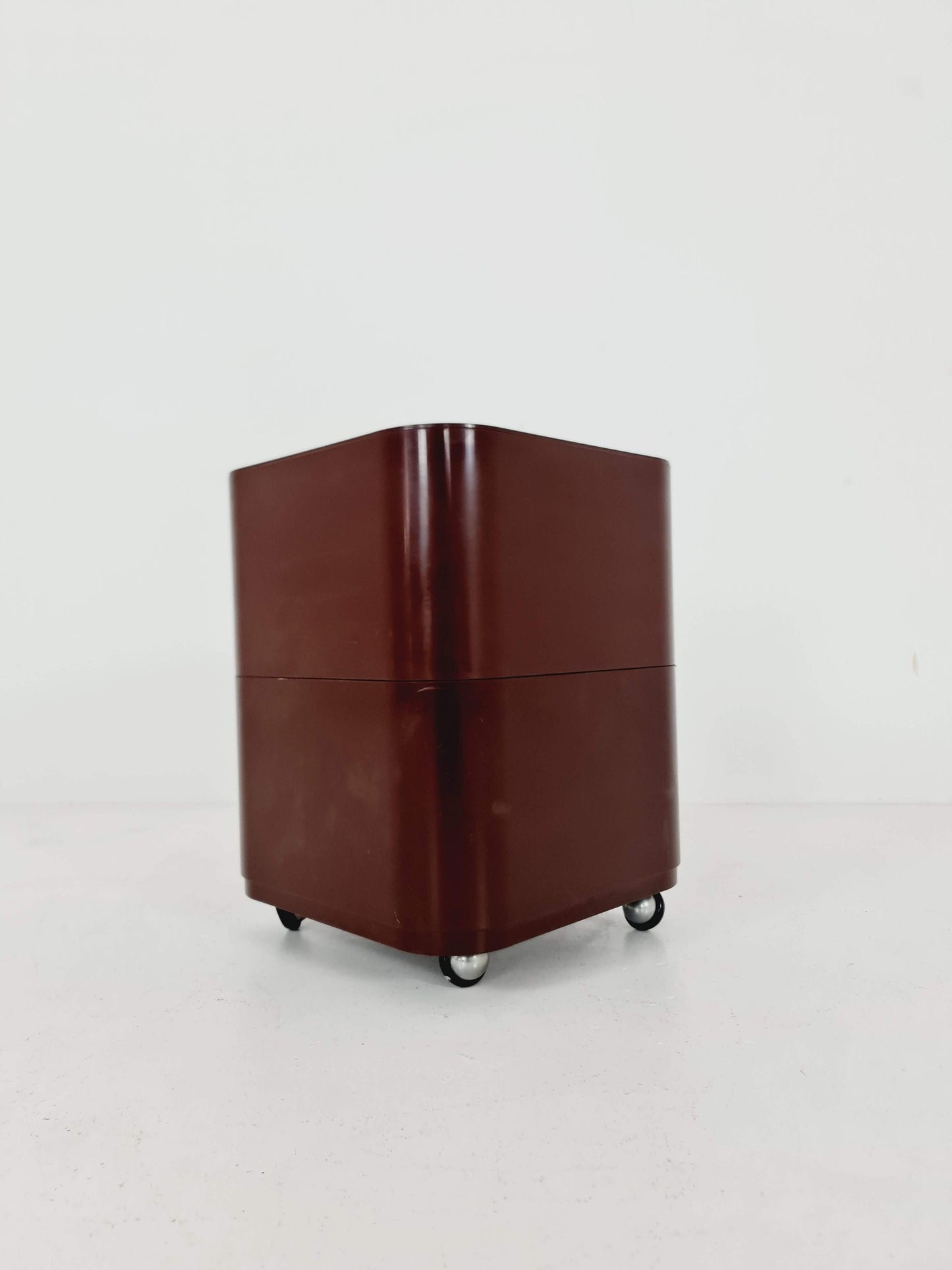 Brown Componibili Square serving trolley by Anna Castelli for Kartell - Italy 1960s model 4970