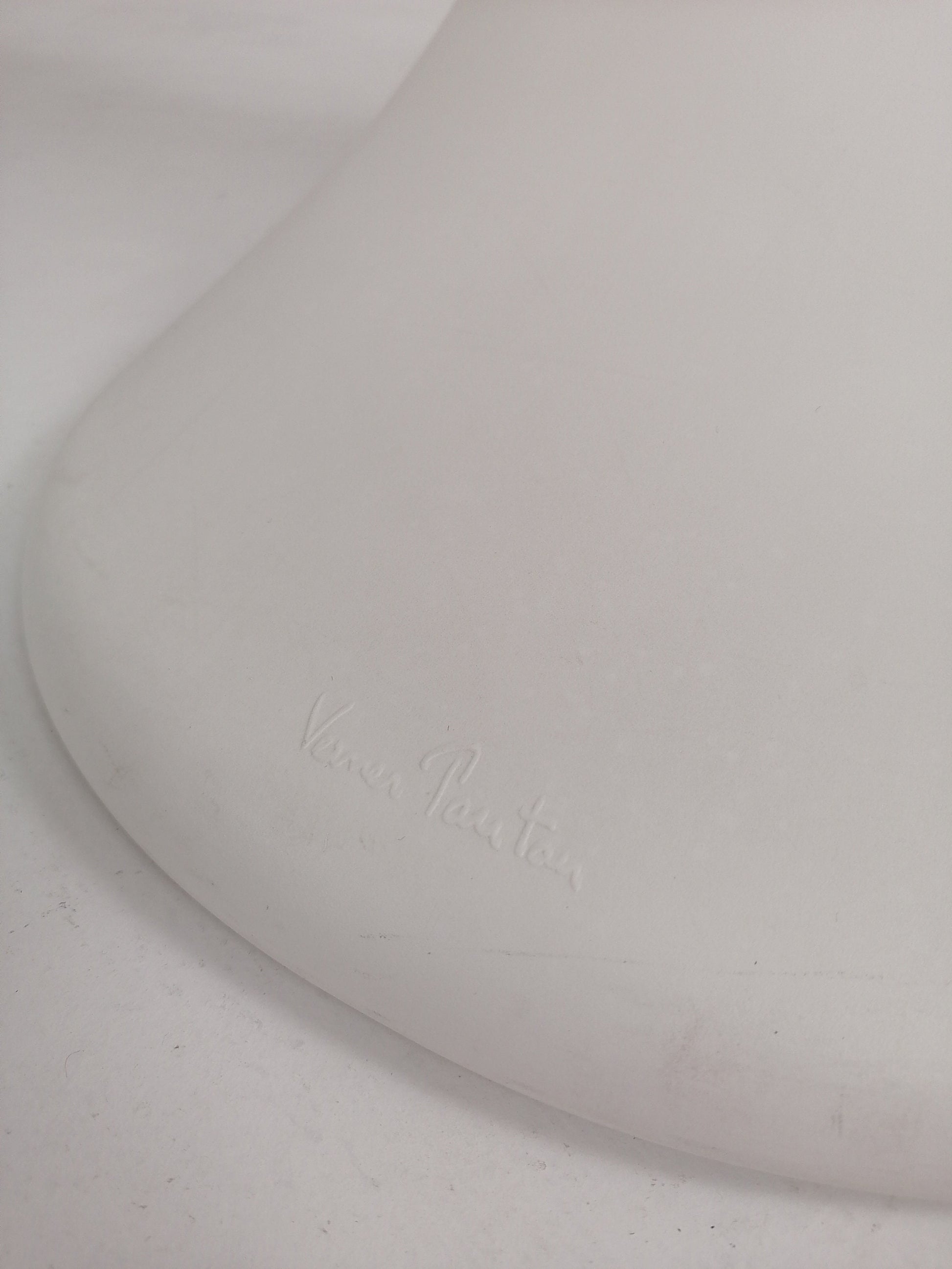 4 x Verner Panton chairs in white from Vitra Germany