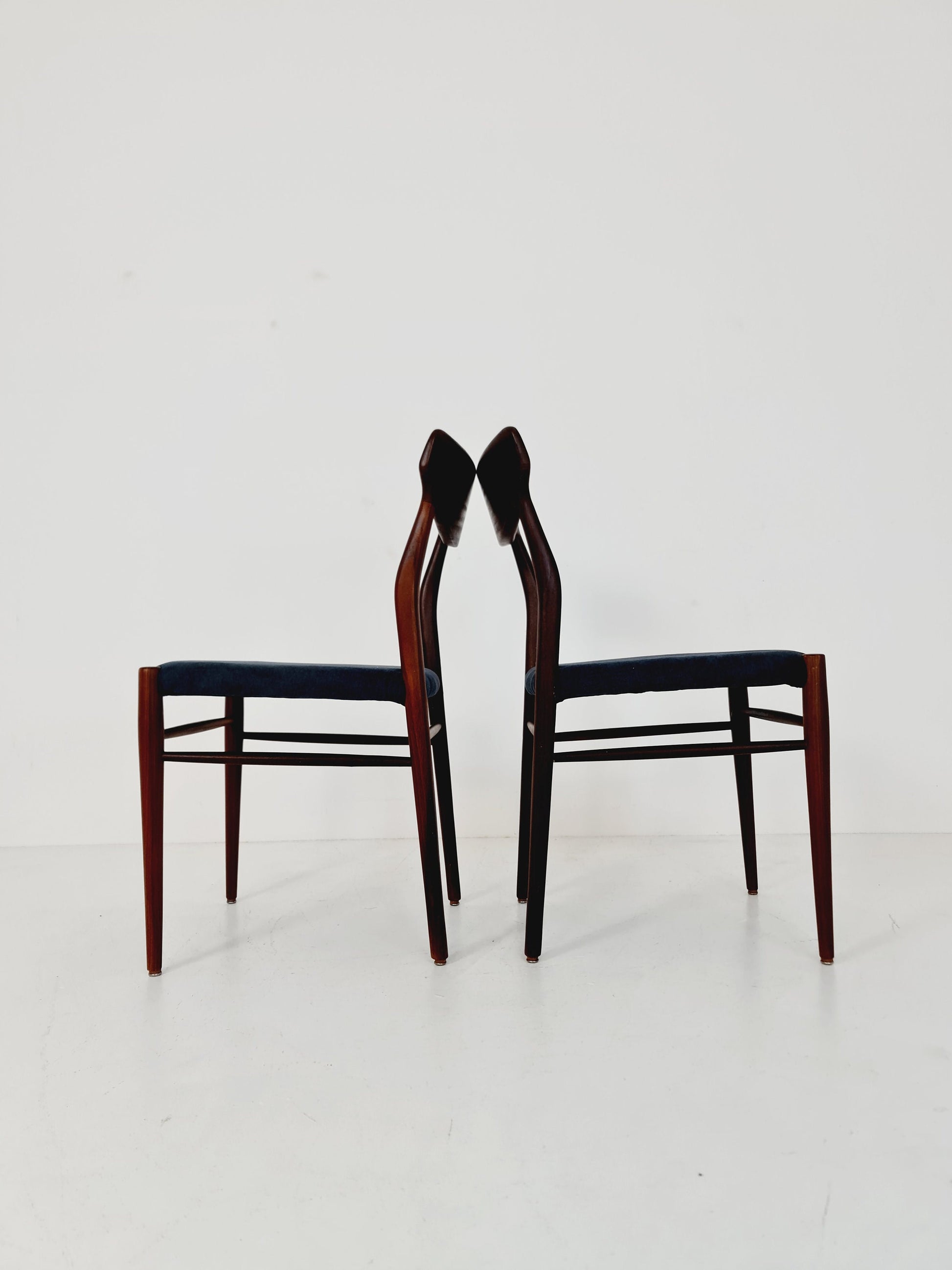Mid-Century Teak Chair by Knud Faerch for Slagelse Møbelverk, 1960s Set of 2