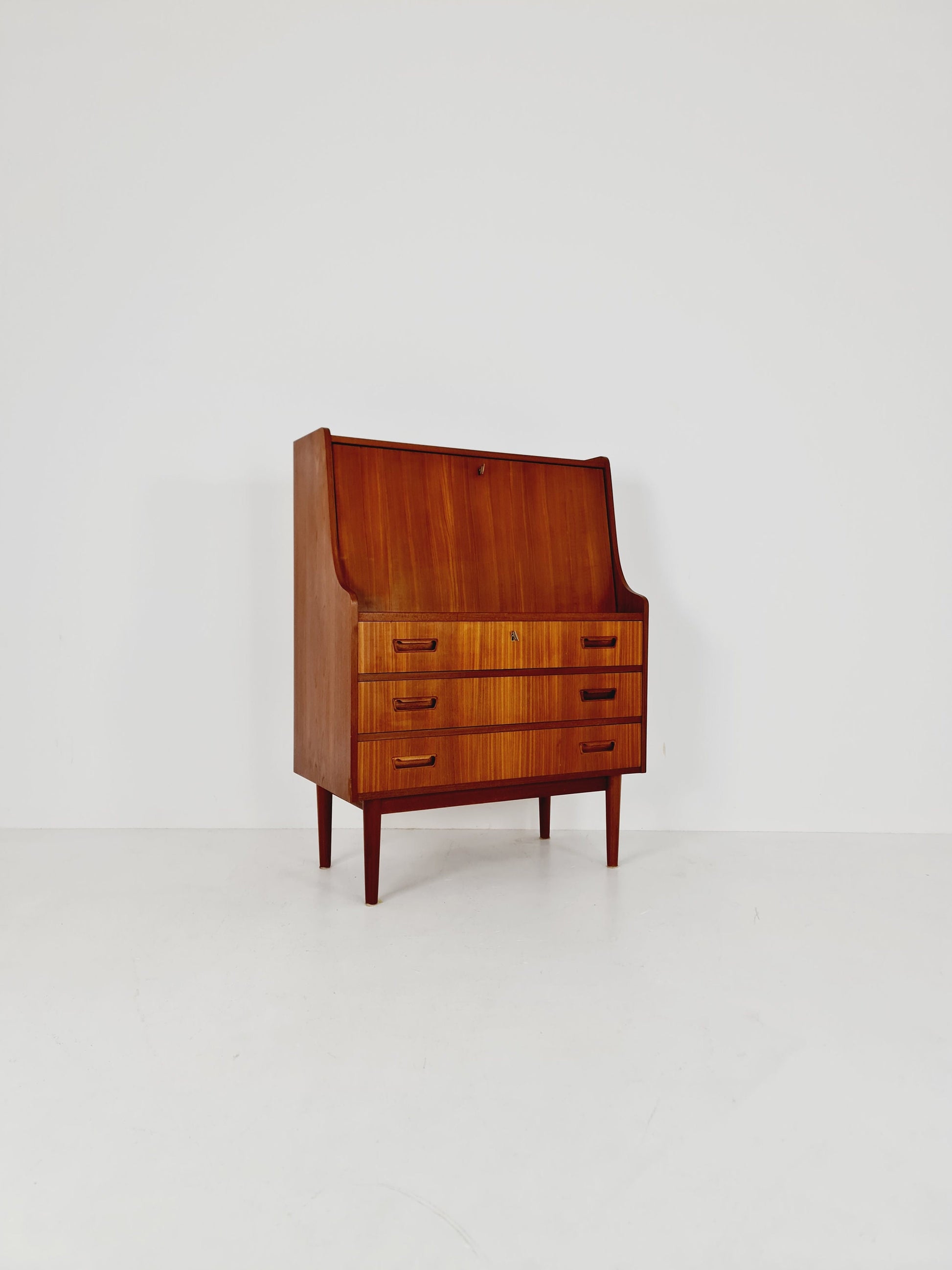 Midcentury Danish vintage teak secretary, vanity /Make up table By Arne Wahl Iversen, 1960s