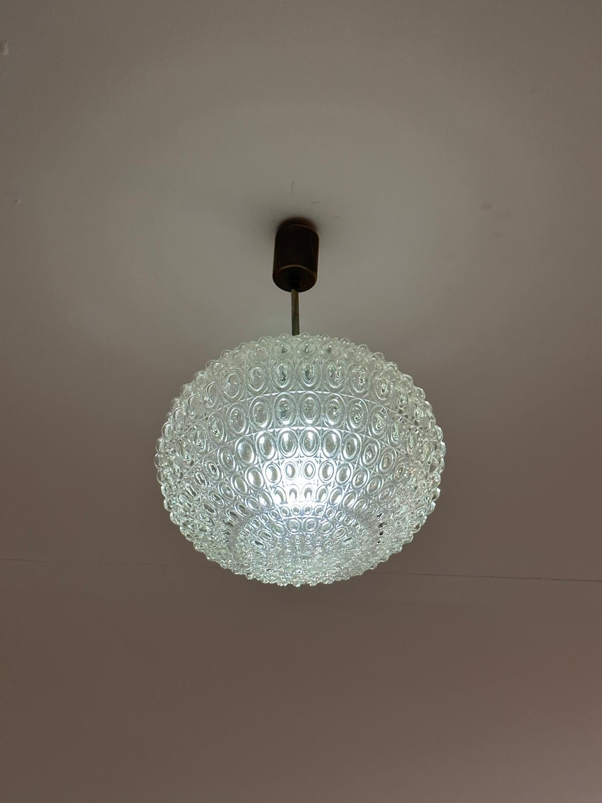 Vintage Honeycomb Ceiling Lamp, 1970s