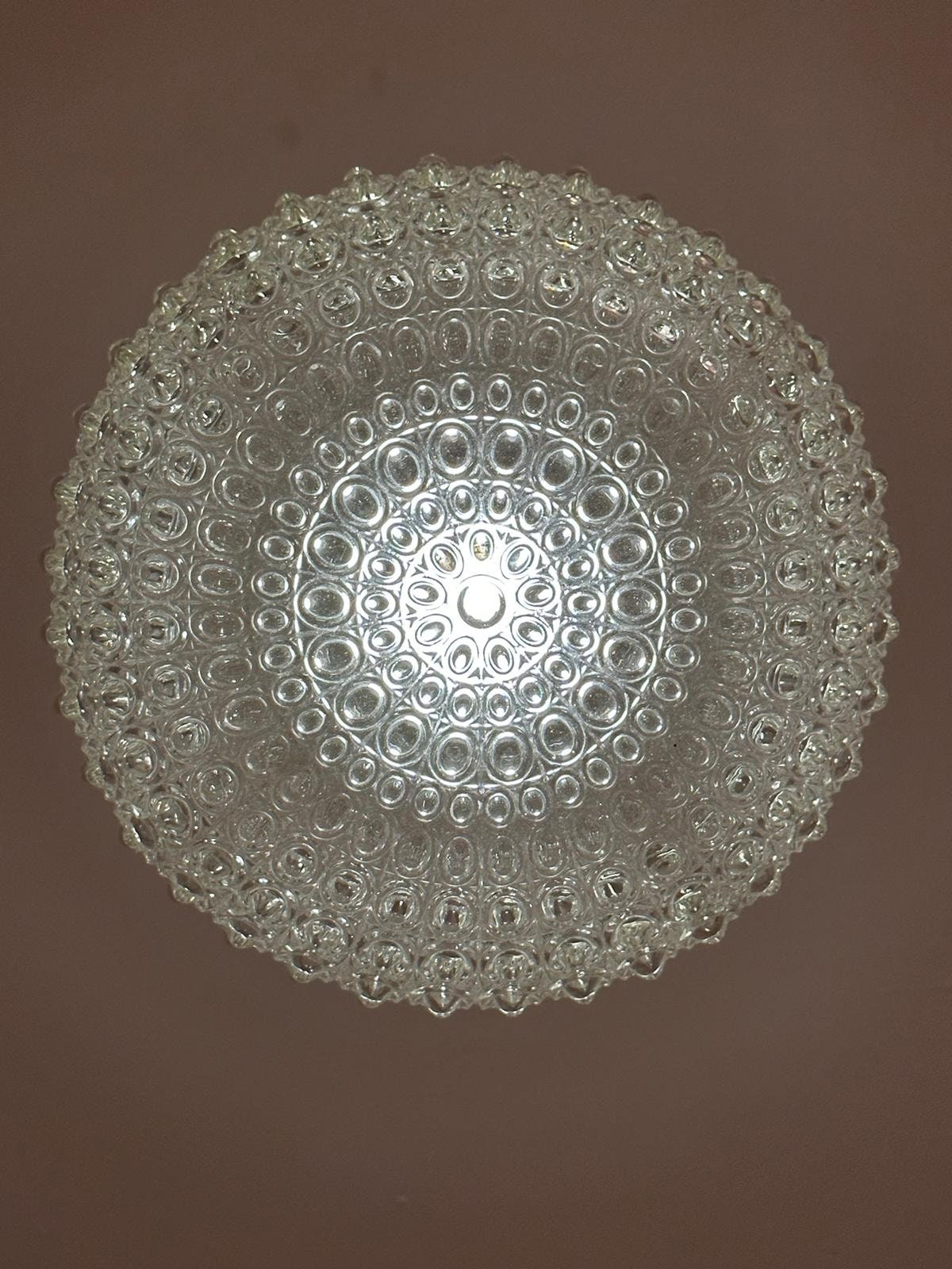 Vintage Honeycomb Ceiling Lamp, 1970s